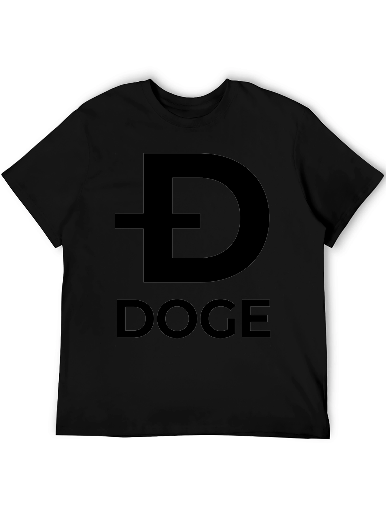 Doge Crypto Black T-Shirt | Casual Comfort
