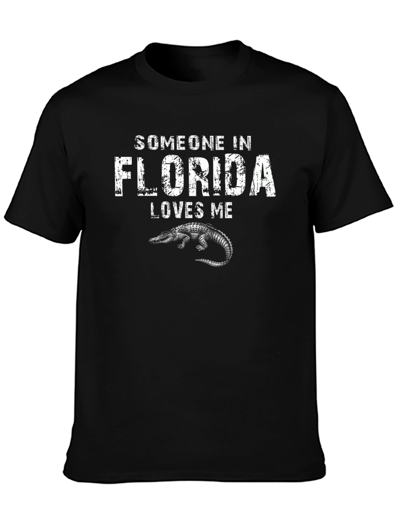 Florida Loves Me Alligator Graphic T-Shirt