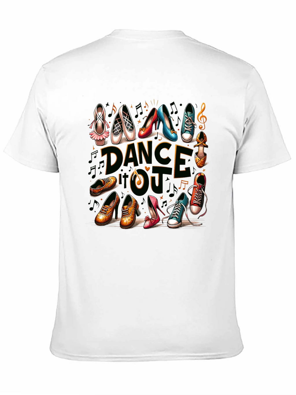 Dance Style Shoes T-Shirt