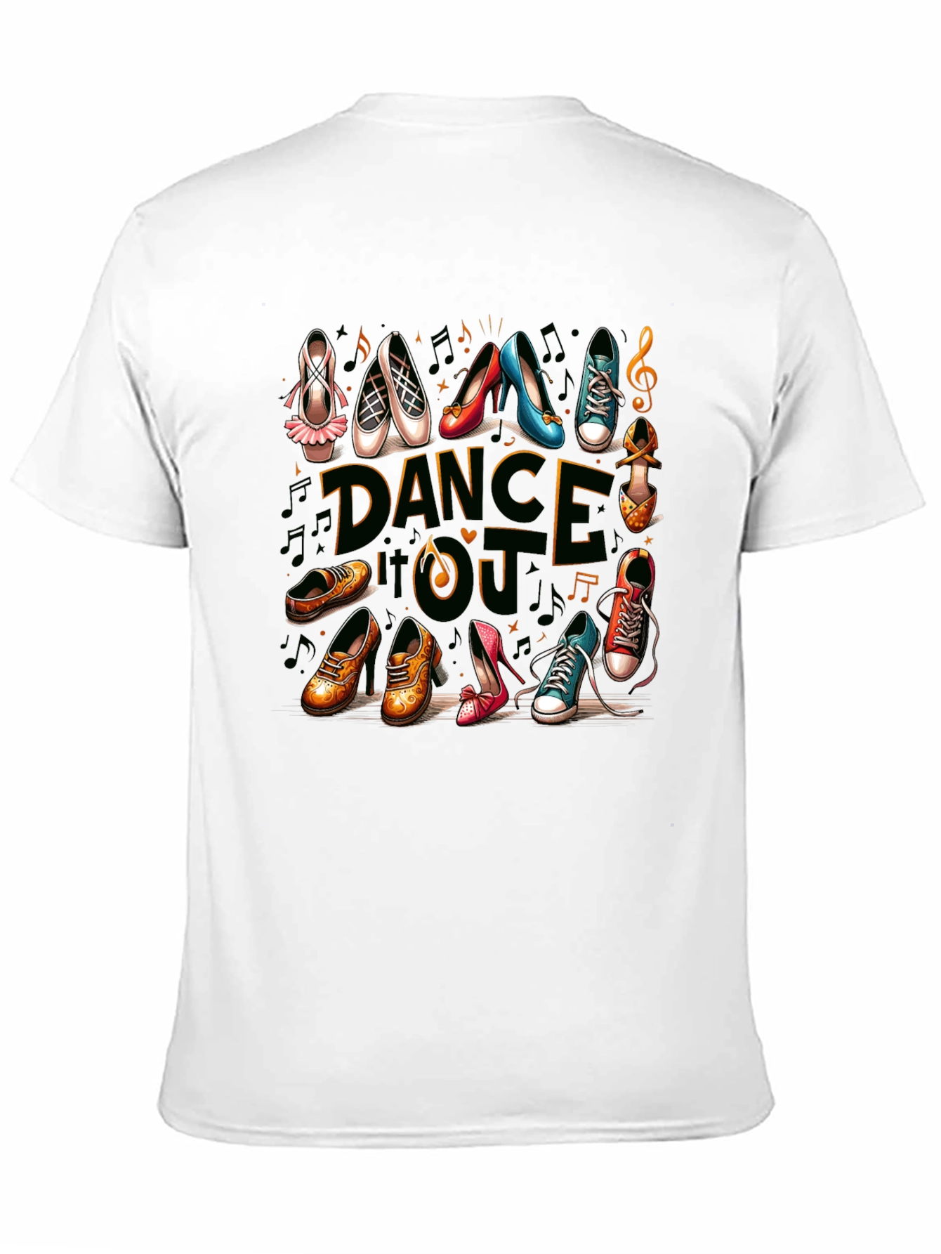 Dance Style Shoes T-Shirt