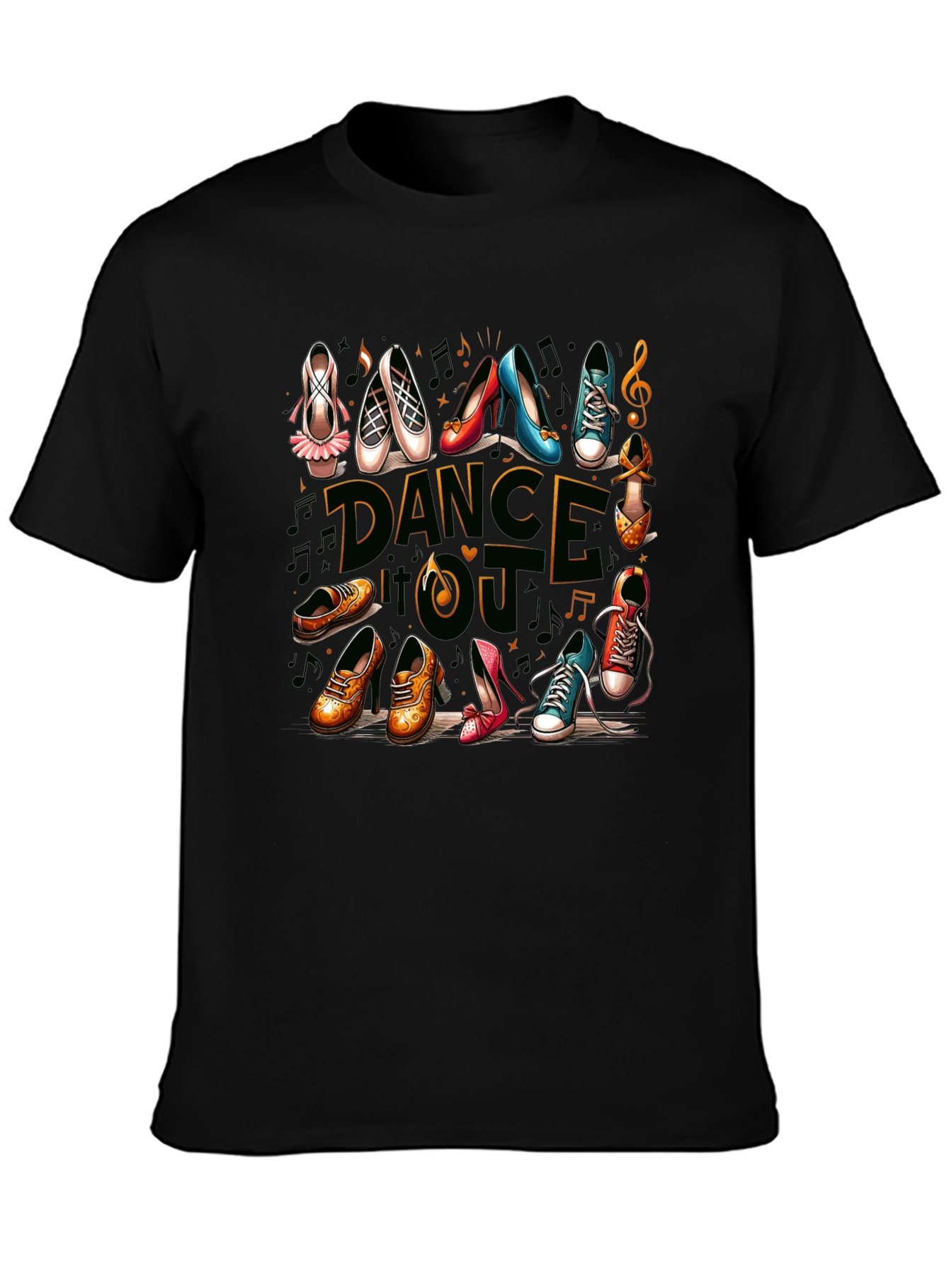 Dance Style Shoes T-Shirt