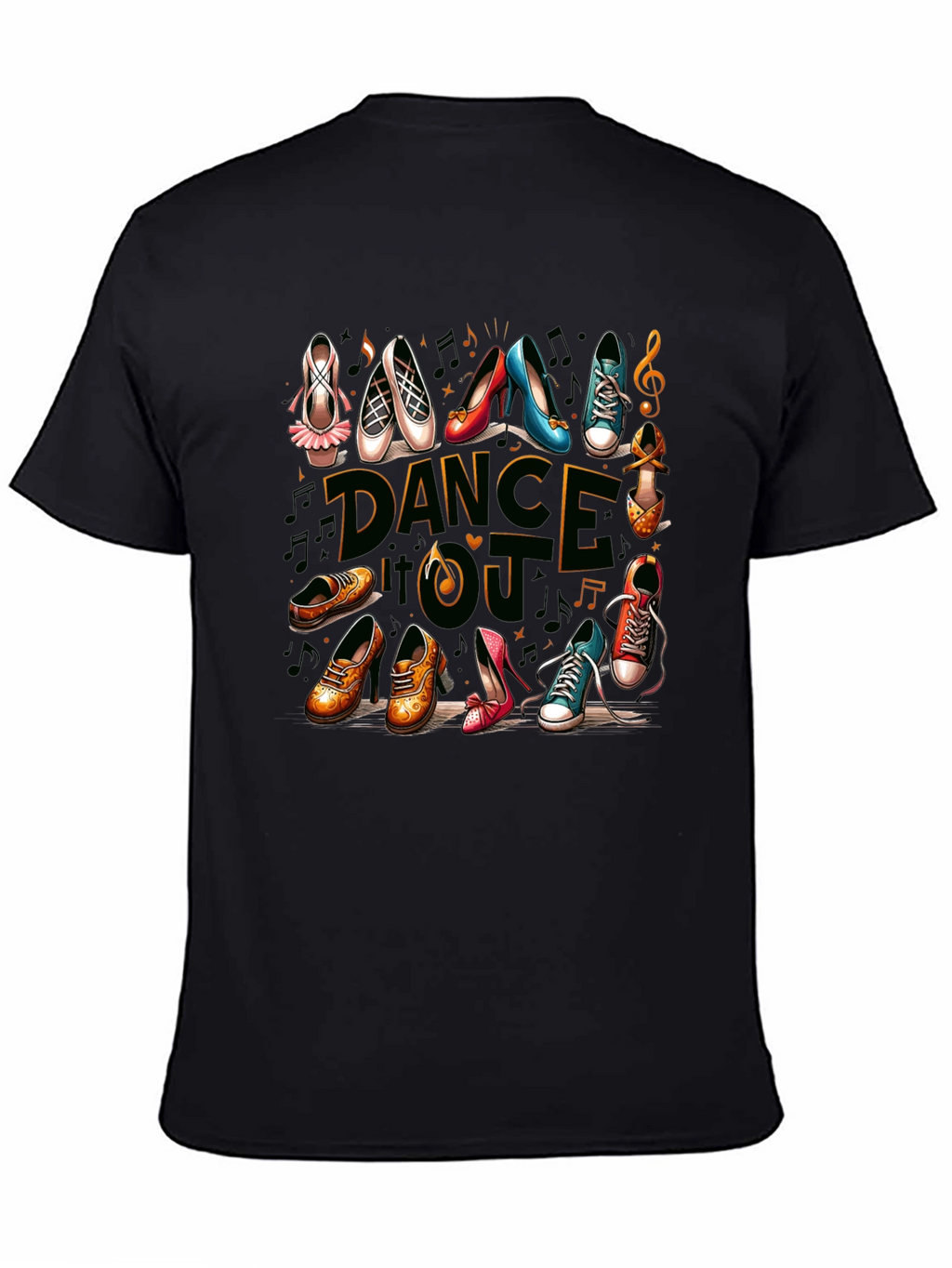 Dance Style Shoes T-Shirt