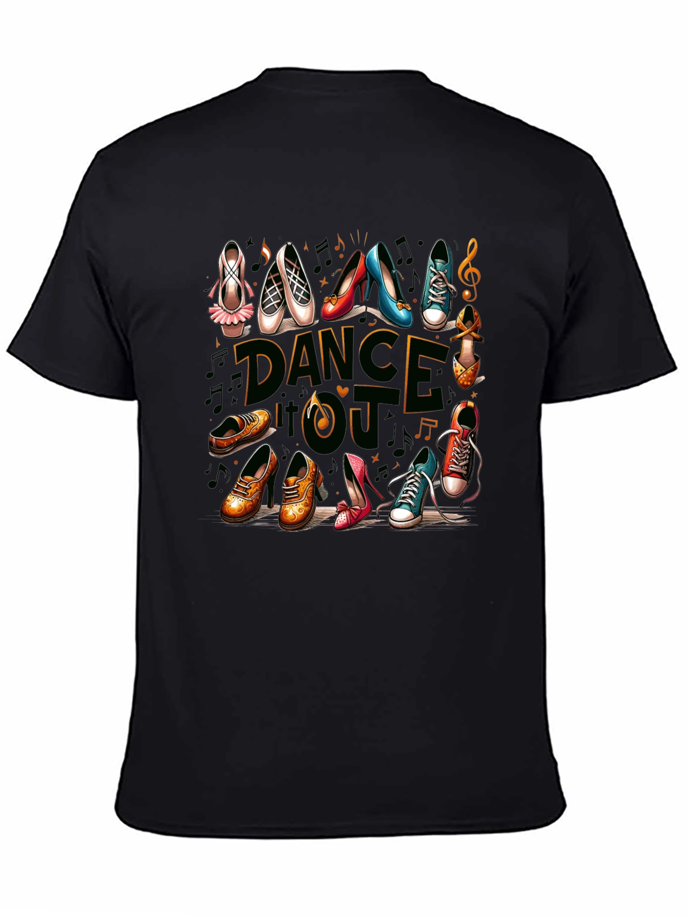 Dance Style Shoes T-Shirt