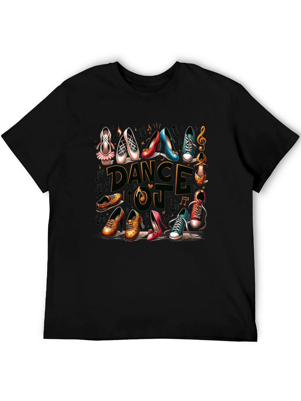 Dance Style Shoes T-Shirt