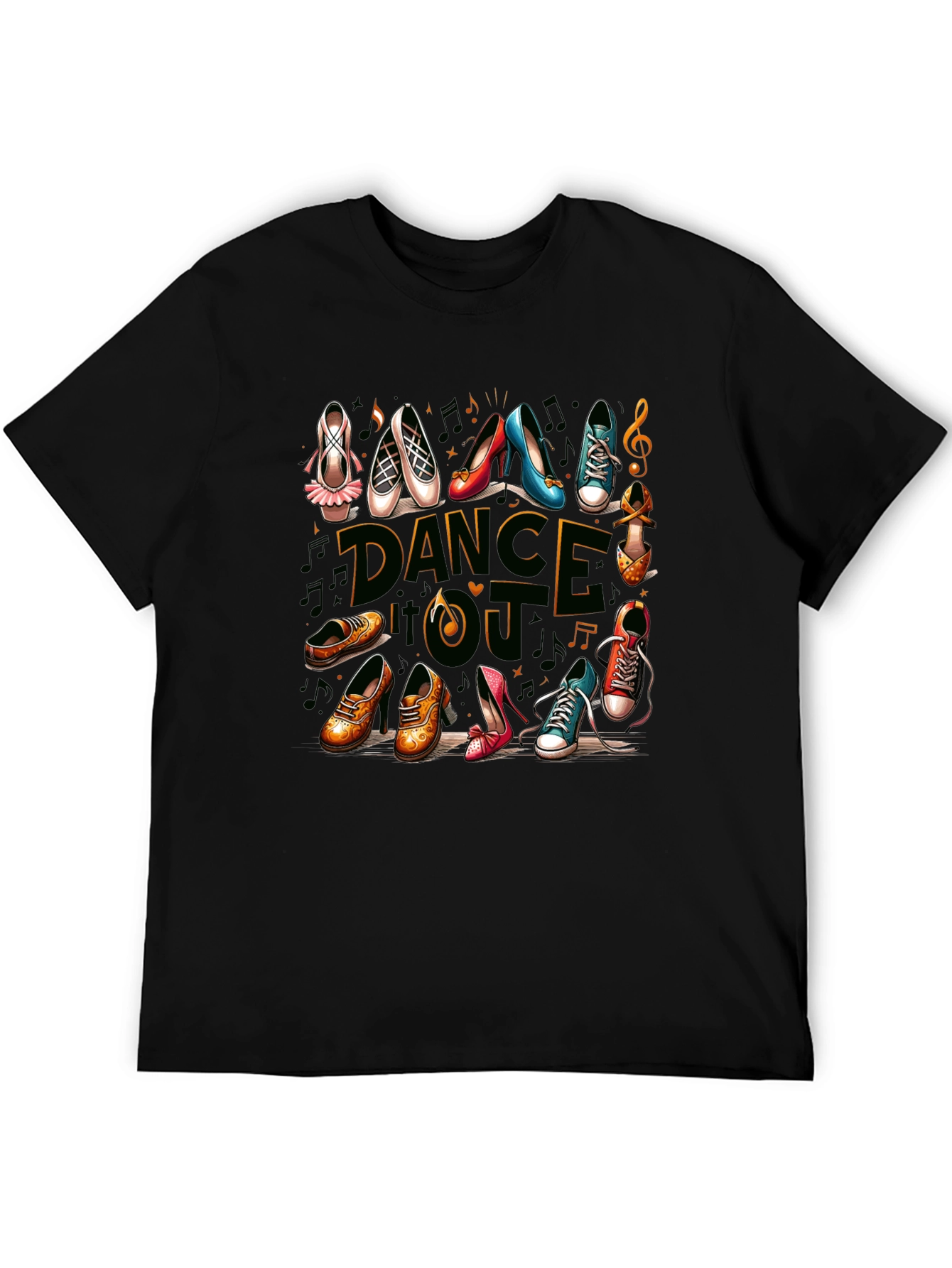 Dance Style Shoes T-Shirt