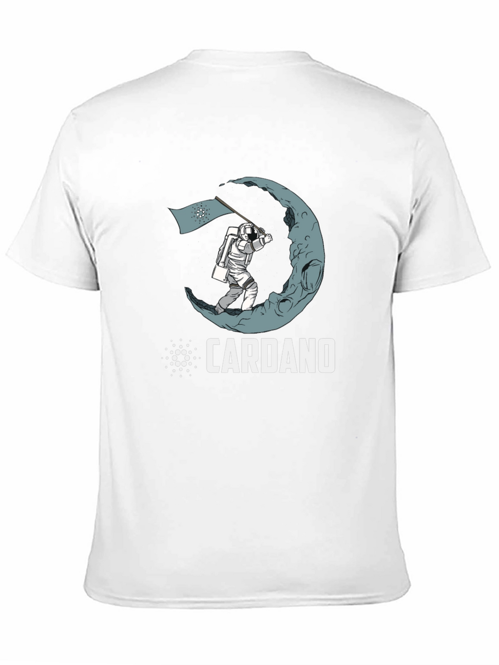 Cardano Crypto Astronaut Moon Landing T-Shirt