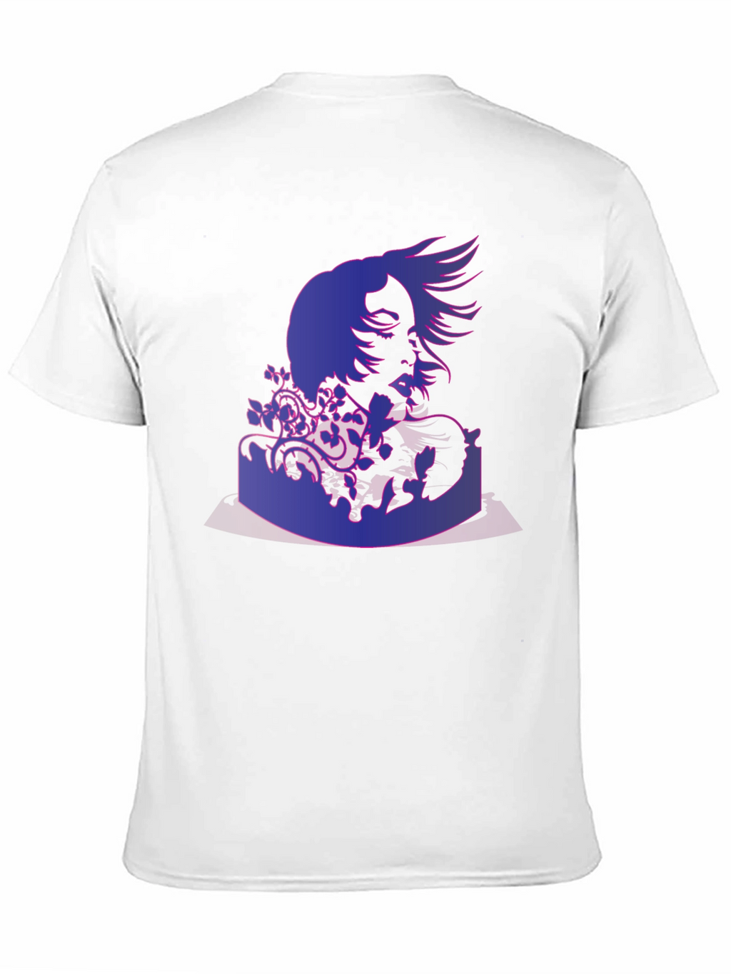 Abstract Portrait Graphic Print T-Shirt