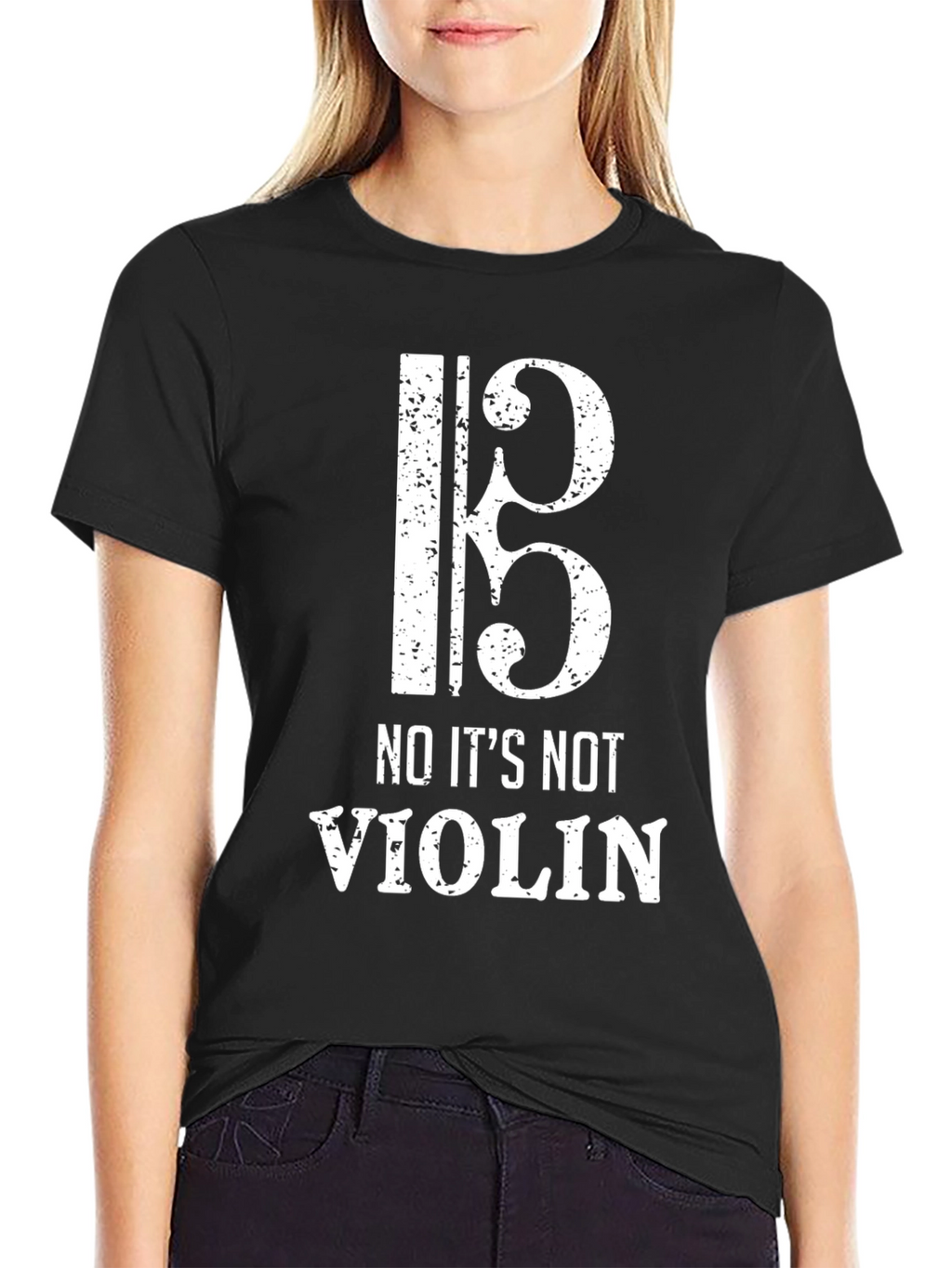 Viola Clef T-Shirt - No Its Not Violin!