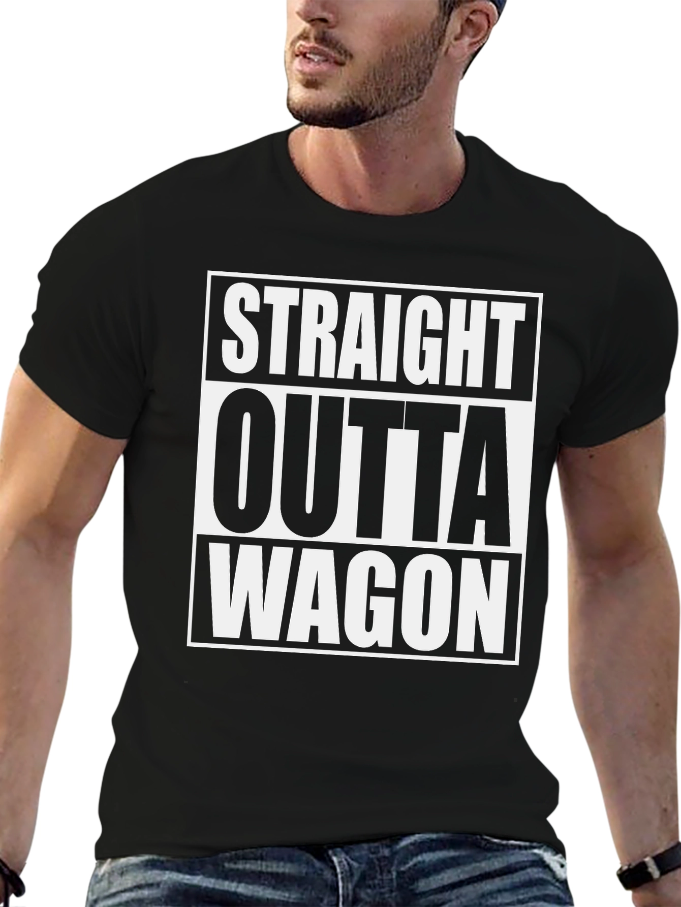 Straight Outta Wagon Graphic T-Shirt
