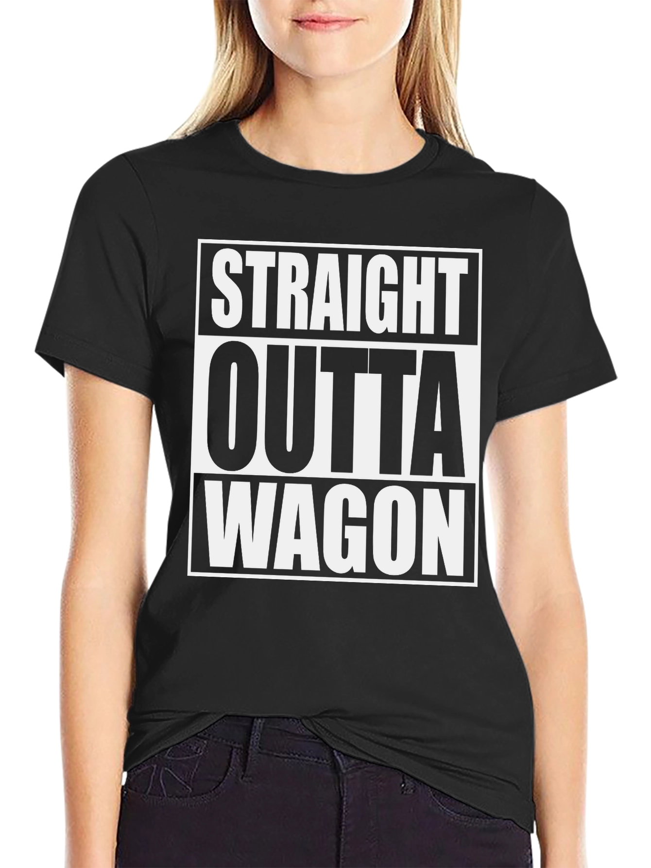 Straight Outta Wagon Graphic T-Shirt