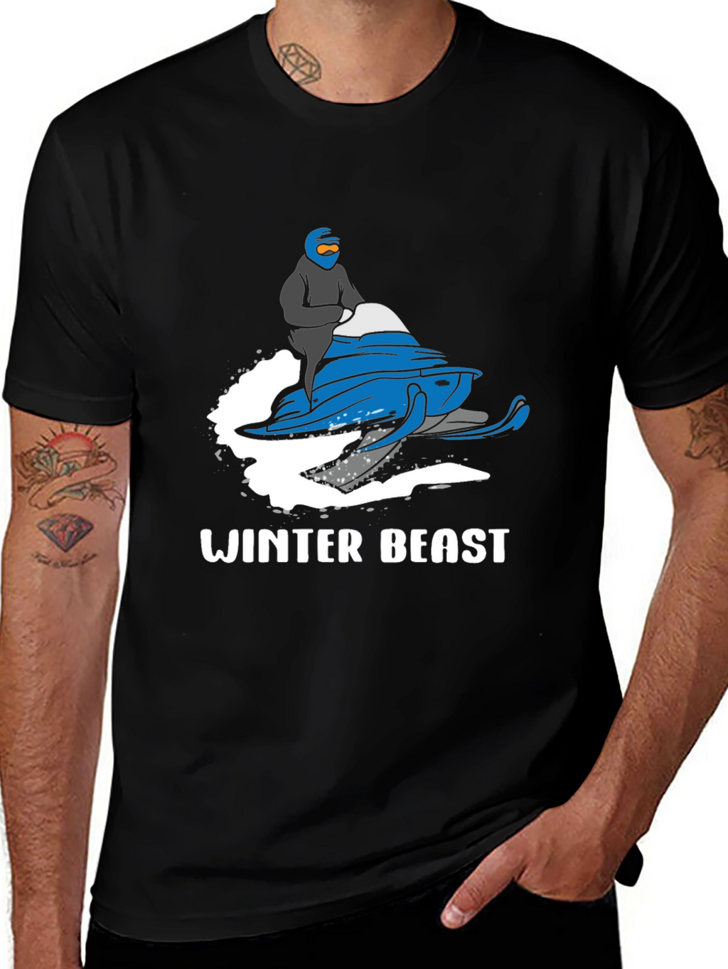 Winter Beast Snowmobile Graphic Tee