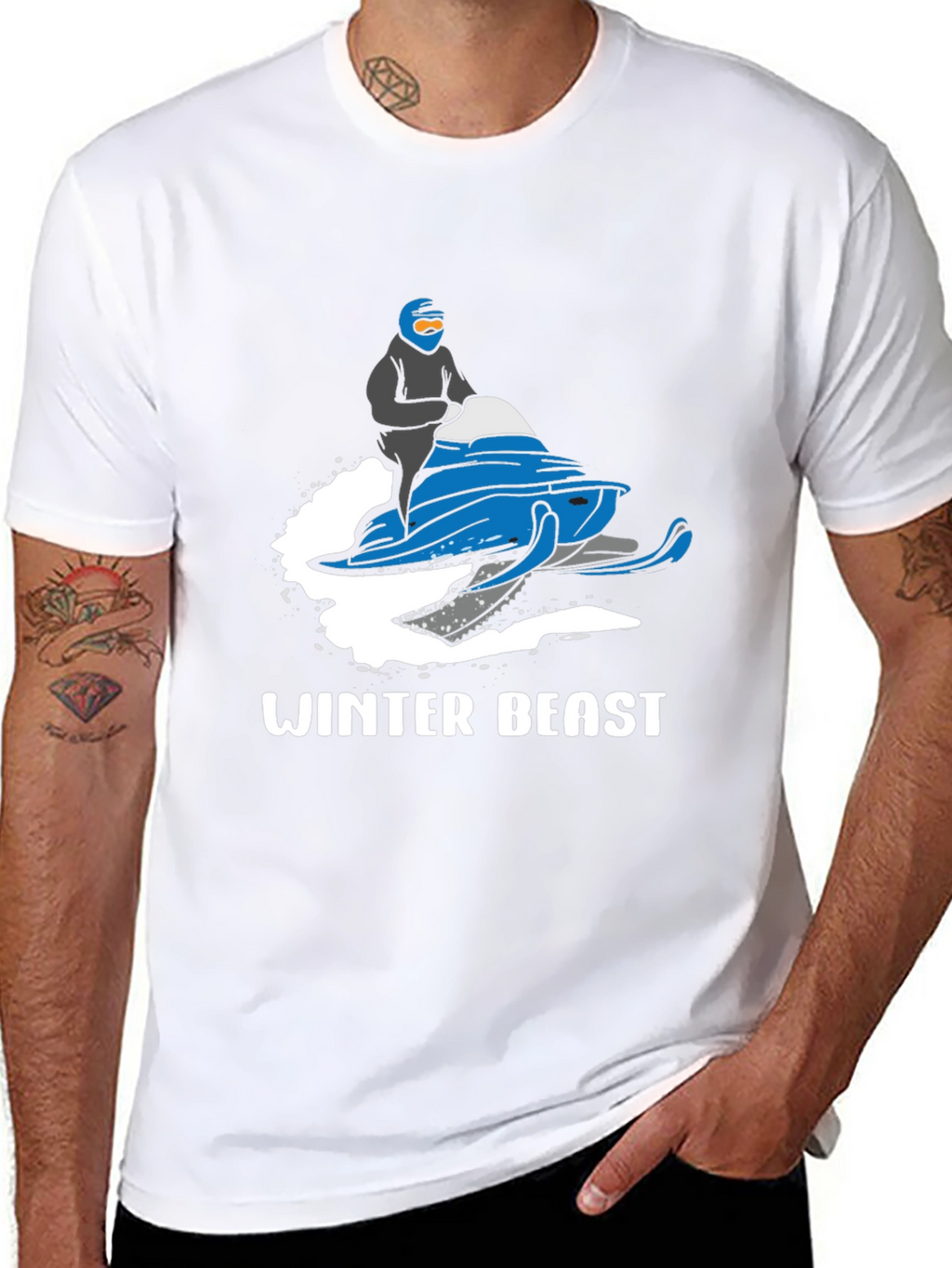 Winter Beast Snowmobile Graphic Tee