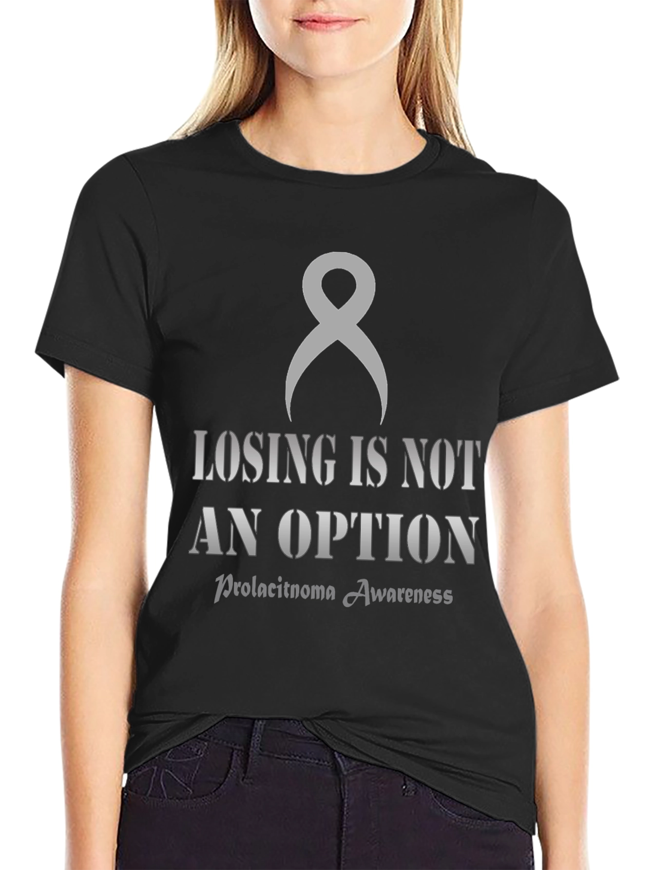 Prolactinoma Awareness T-Shirt: Losing is Not an Option