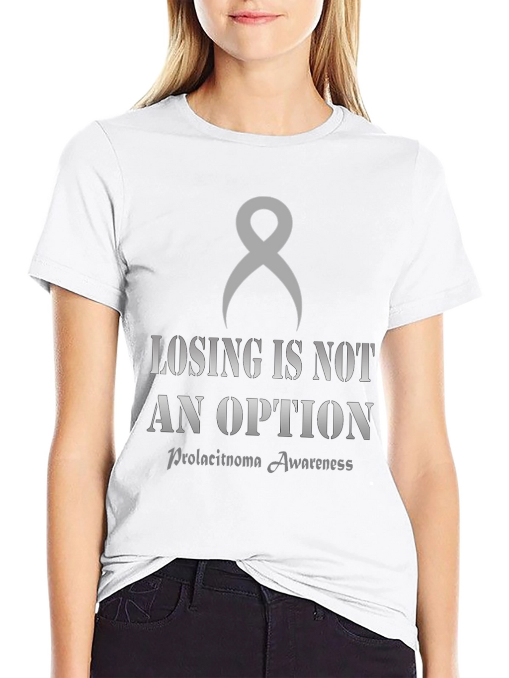 Prolactinoma Awareness T-Shirt: Losing is Not an Option