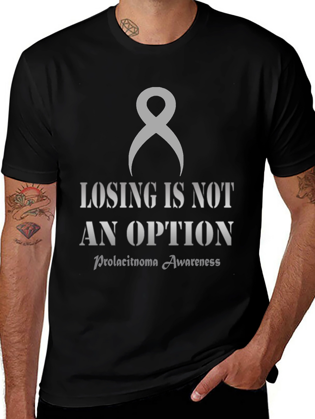 Prolactinoma Awareness T-Shirt: Losing is Not an Option