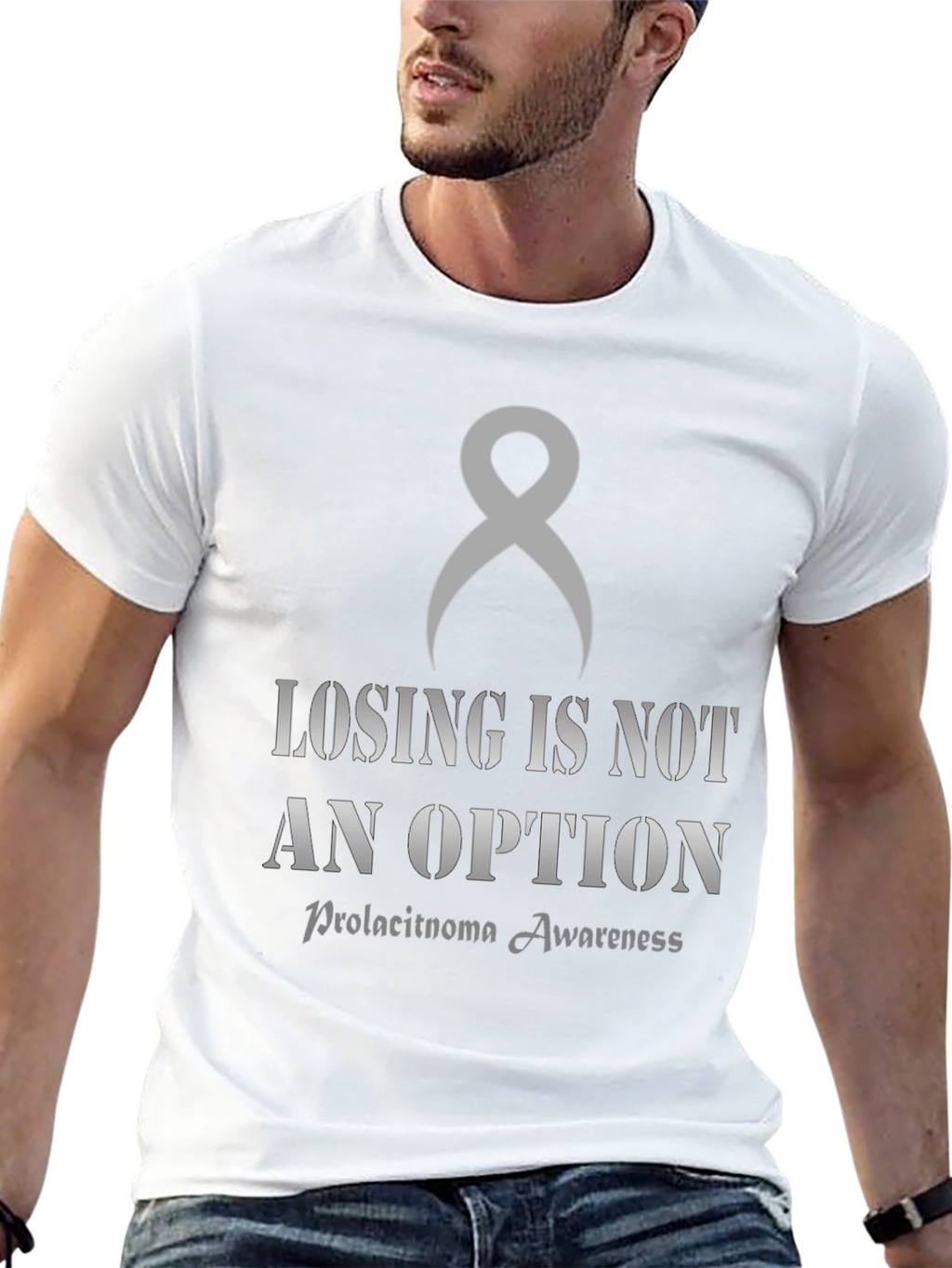 Prolactinoma Awareness T-Shirt: Losing is Not an Option