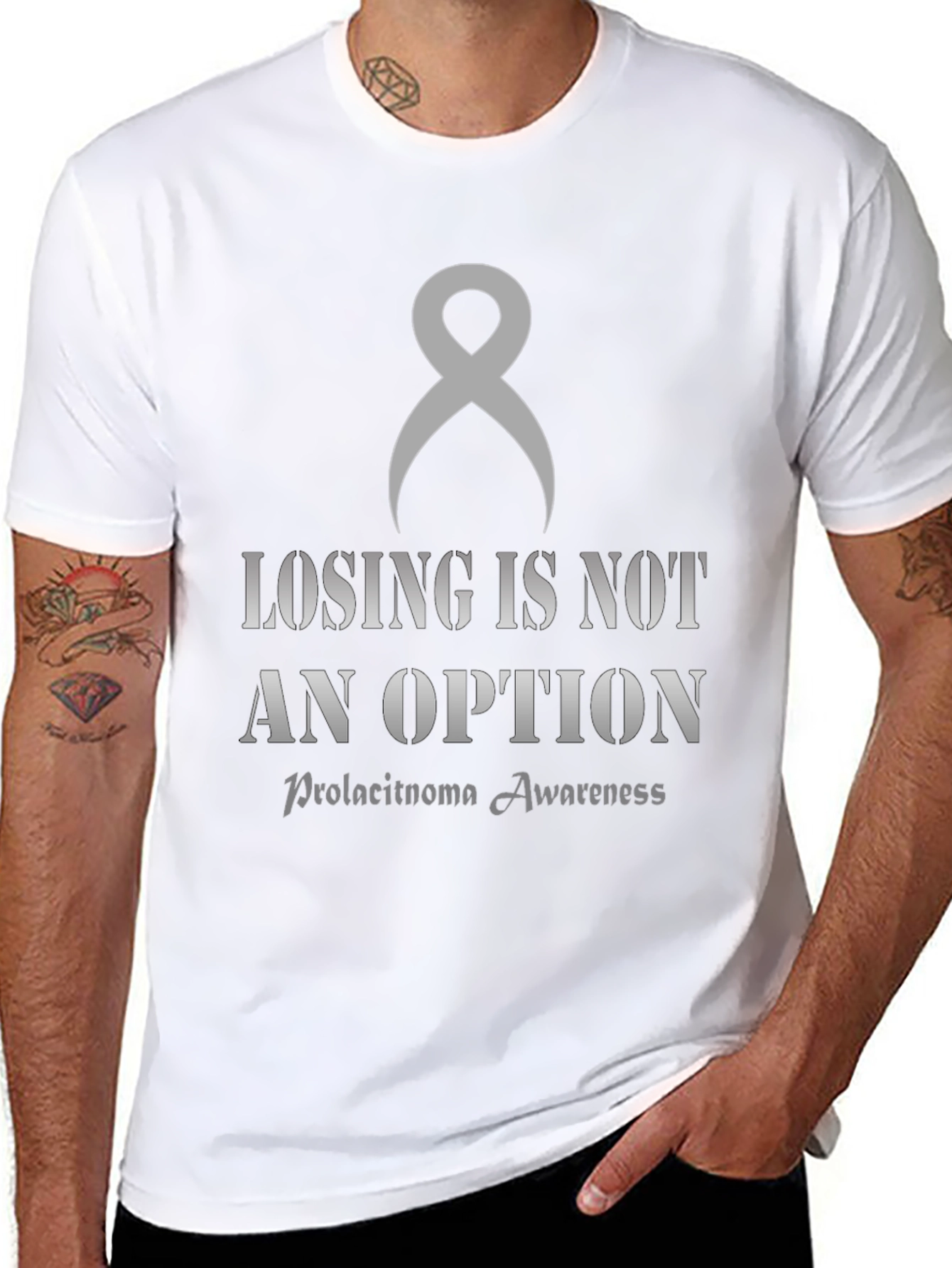 Prolactinoma Awareness T-Shirt: Losing is Not an Option