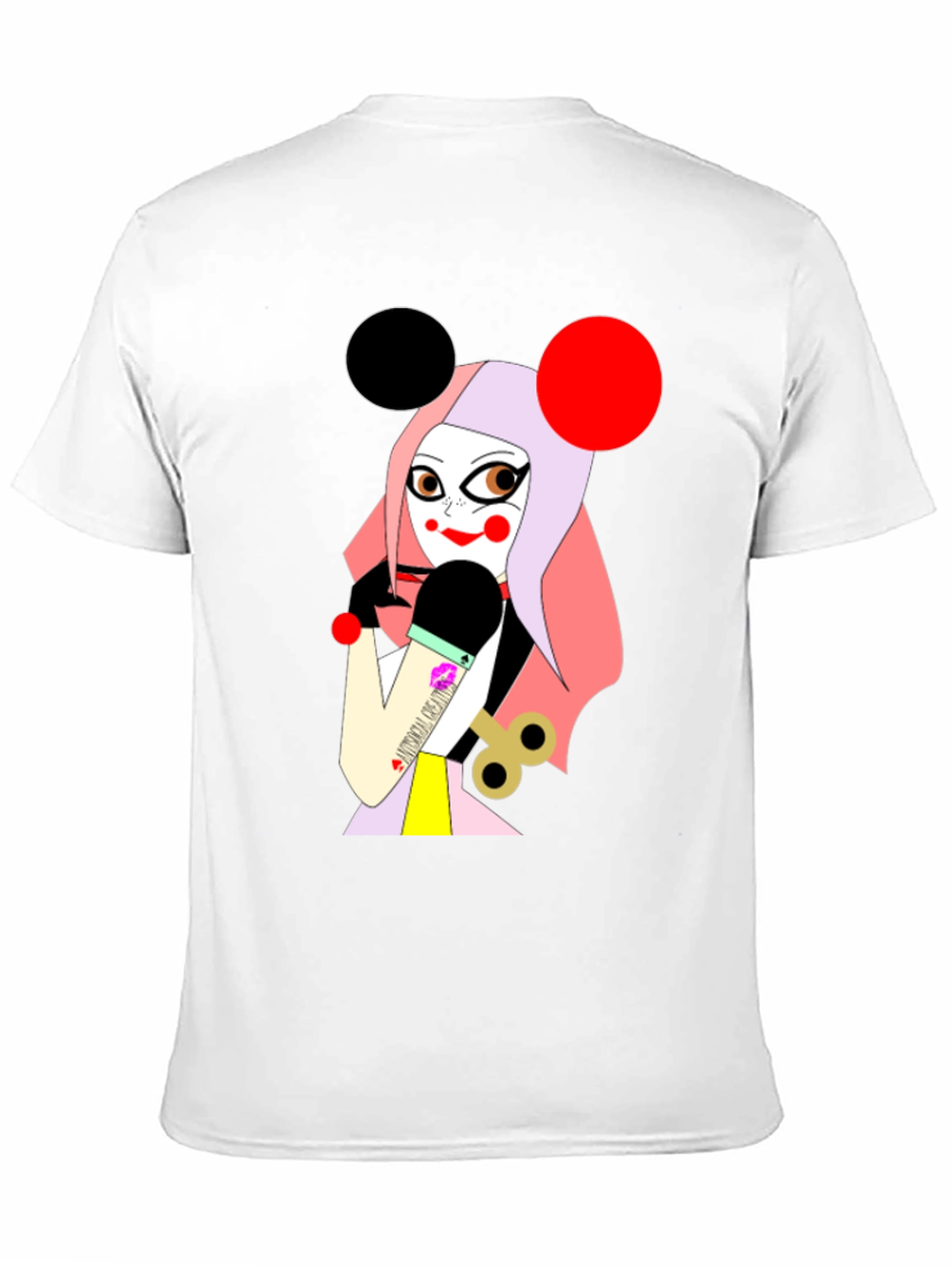 Unique Graphic T-Shirt: Cartoon Character