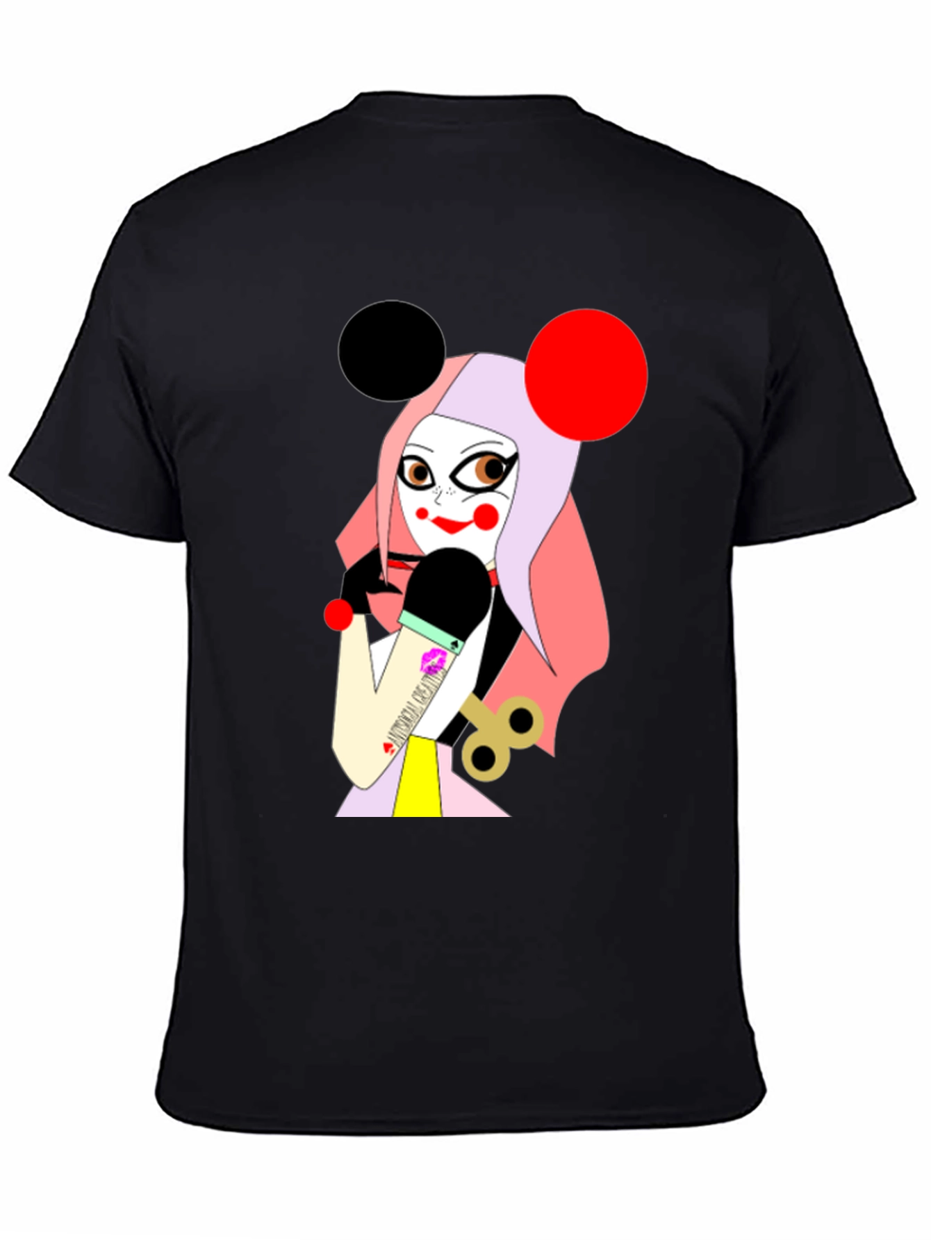 Unique Graphic T-Shirt: Cartoon Character