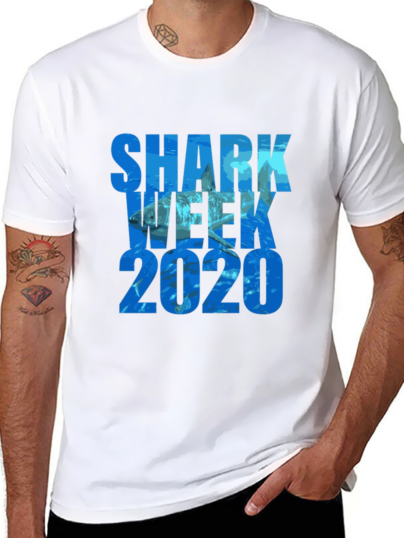Shark Week 2020 Black T-Shirt