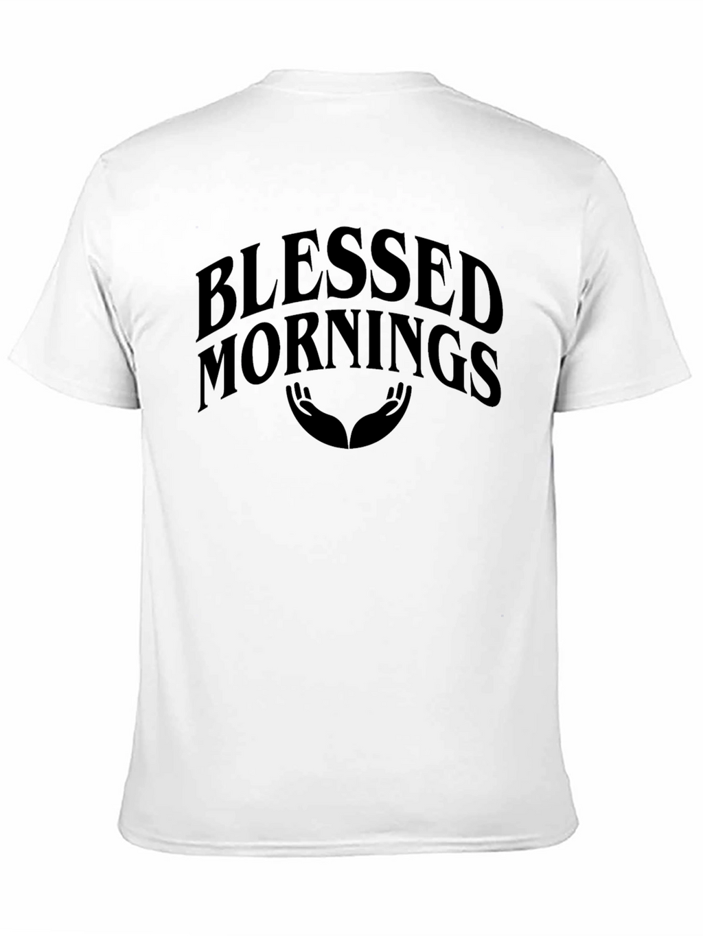 Blessed Mornings Black Graphic Tee