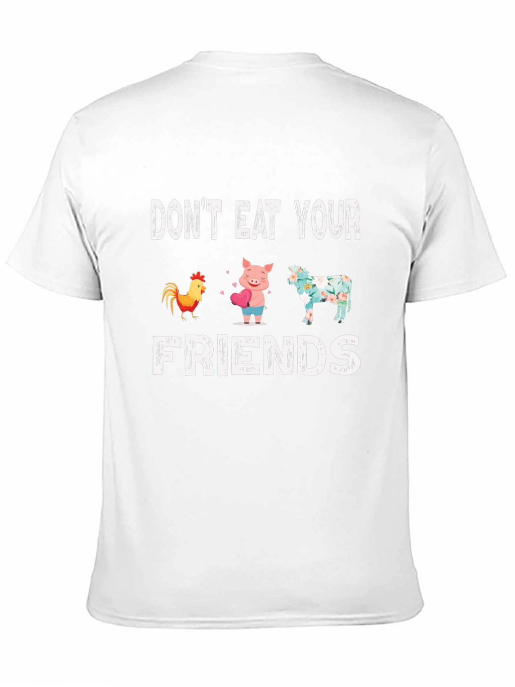 Dont Eat Your Friends Vegan Graphic Tee