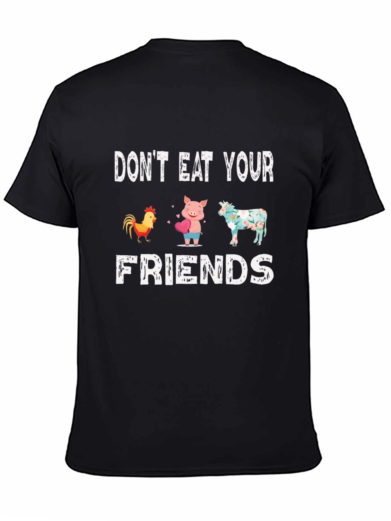 Dont Eat Your Friends Vegan Graphic Tee