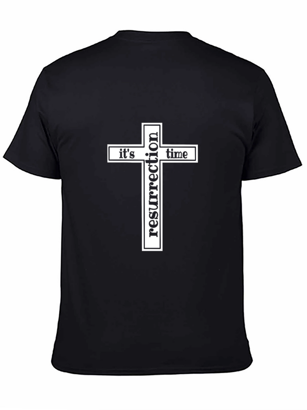 Resurrection Time Black Graphic T-Shirt