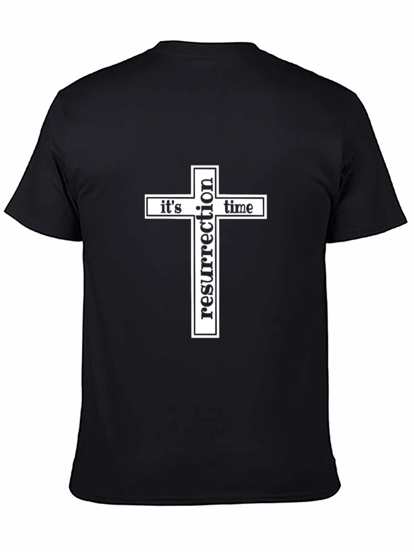 Resurrection Time Black Graphic T-Shirt
