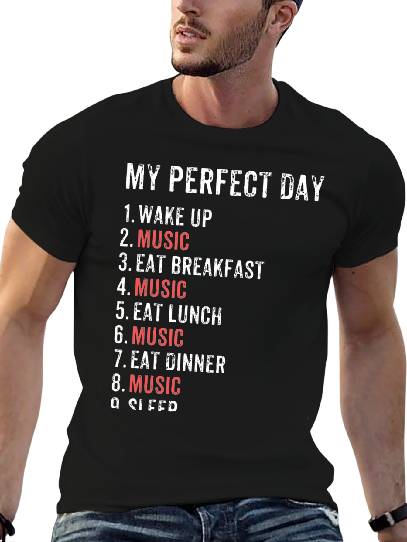My Perfect Day - Music Lovers T-Shirt