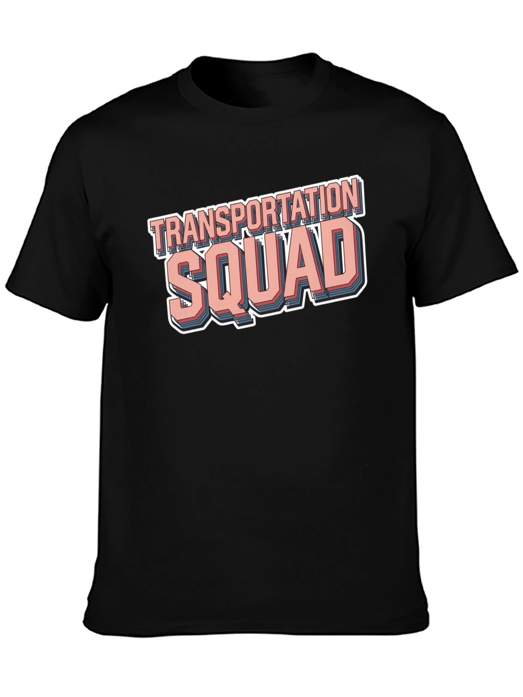 Transportation Squad Graphic Tee - Black