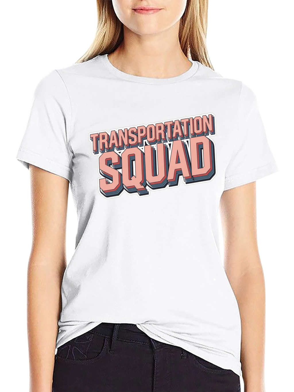 Transportation Squad Graphic Tee - Black