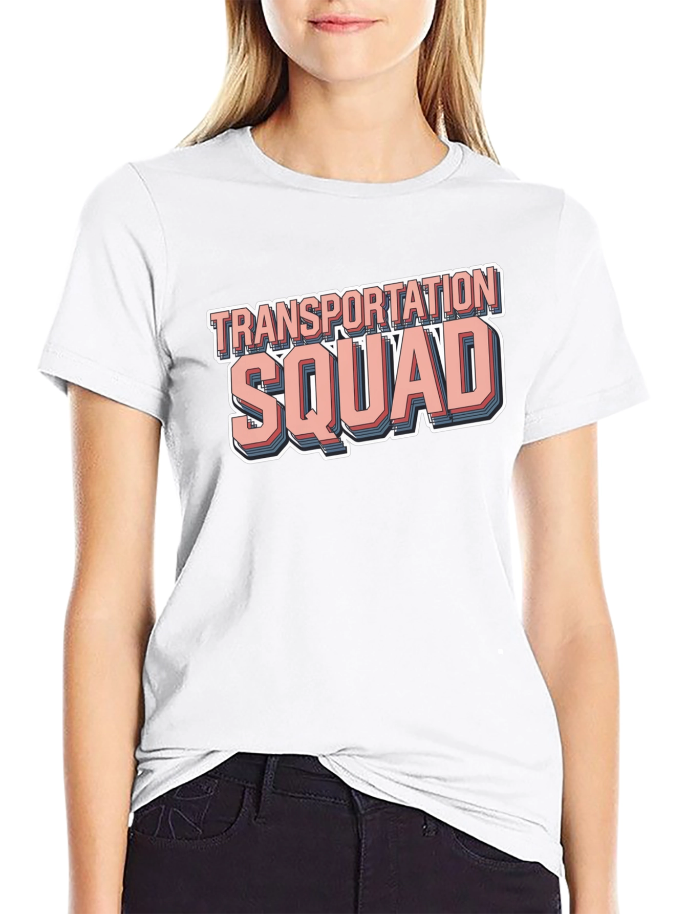 Transportation Squad Graphic Tee - Black