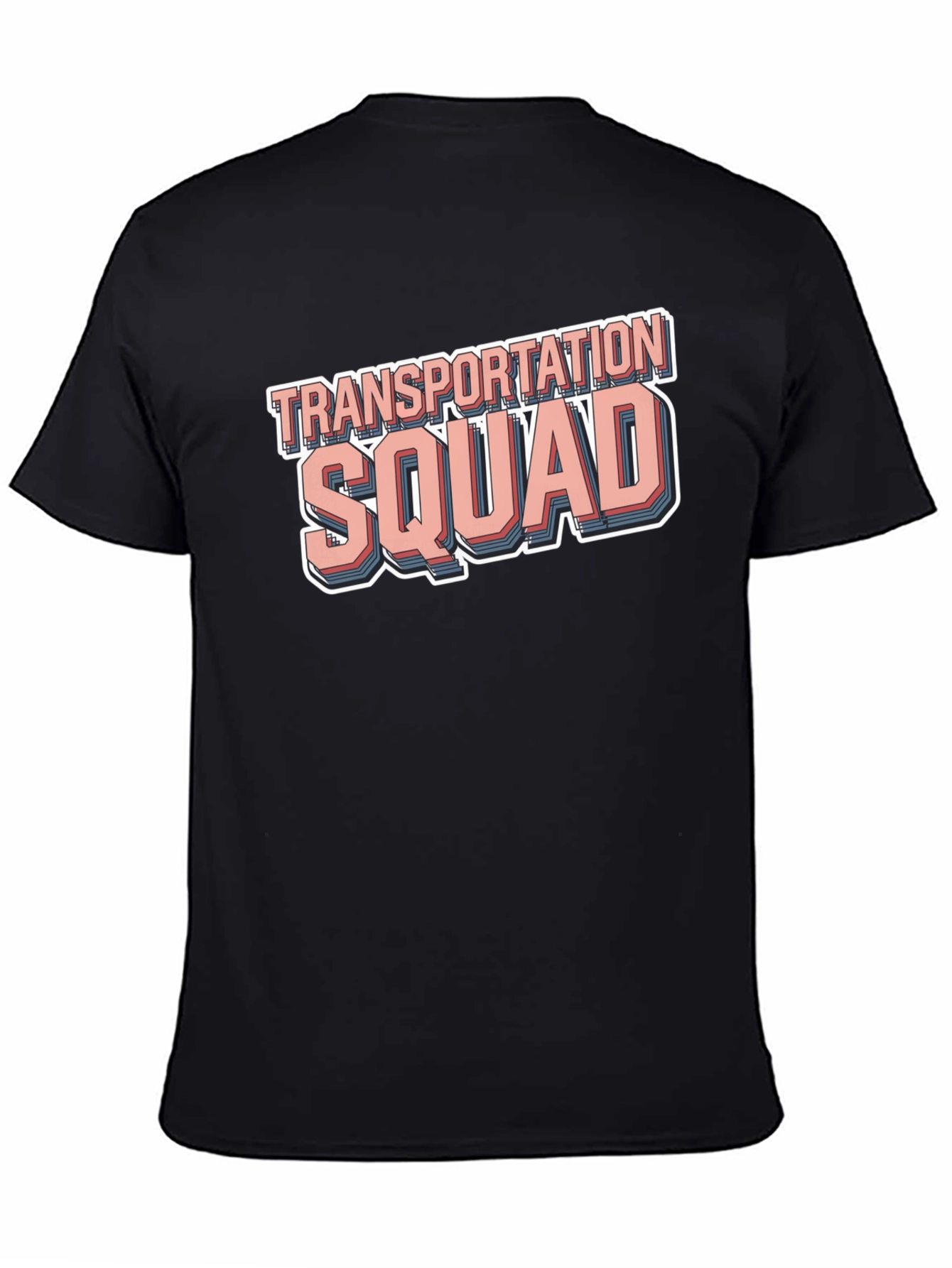 Transportation Squad Graphic Tee - Black