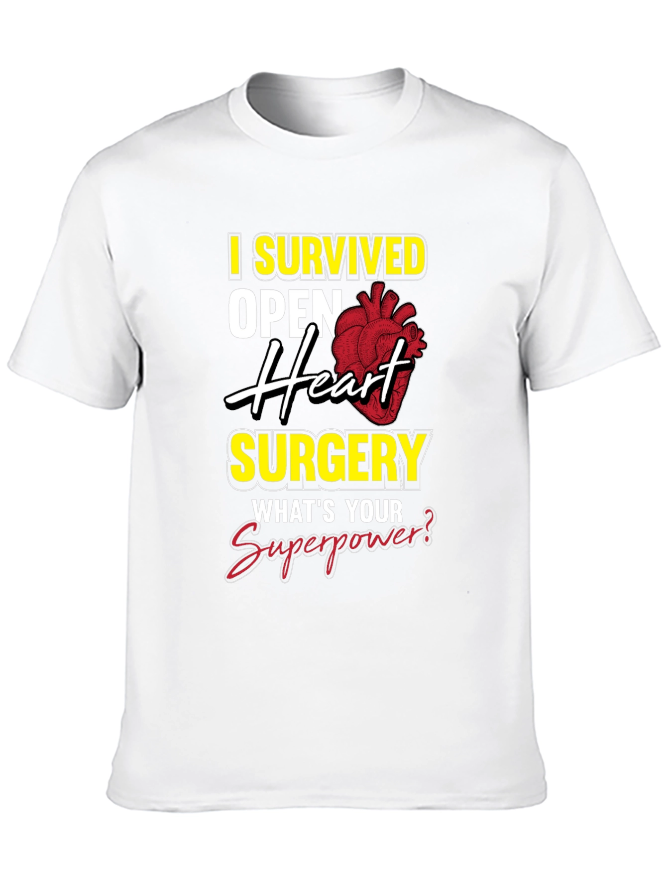 Heart Surgery Survivor T-Shirt - Superpower Design