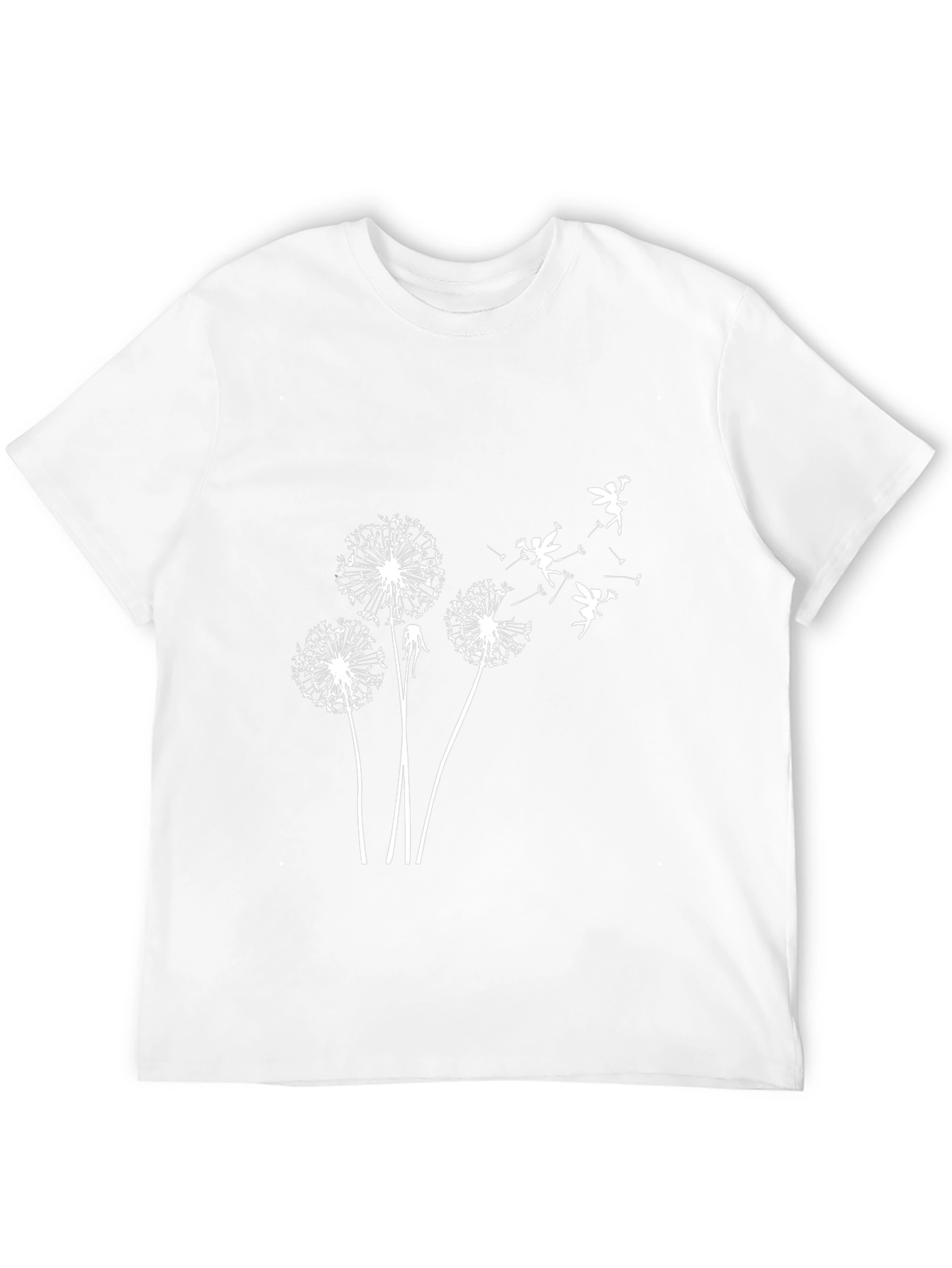 Dandelion Fairy Black Graphic Tee