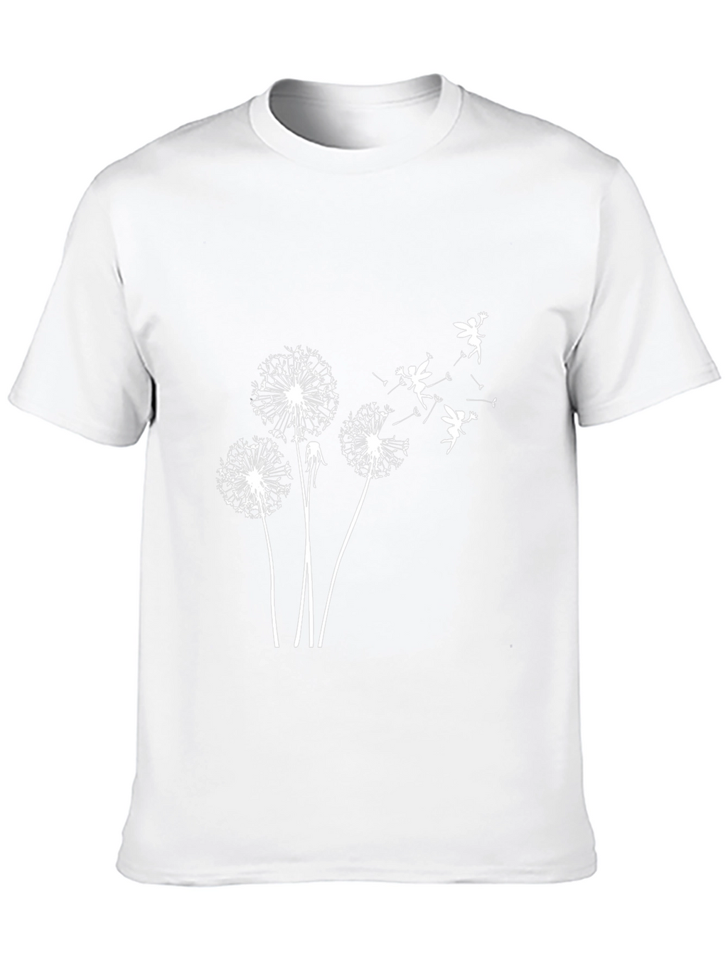 Dandelion Fairy Black Graphic Tee