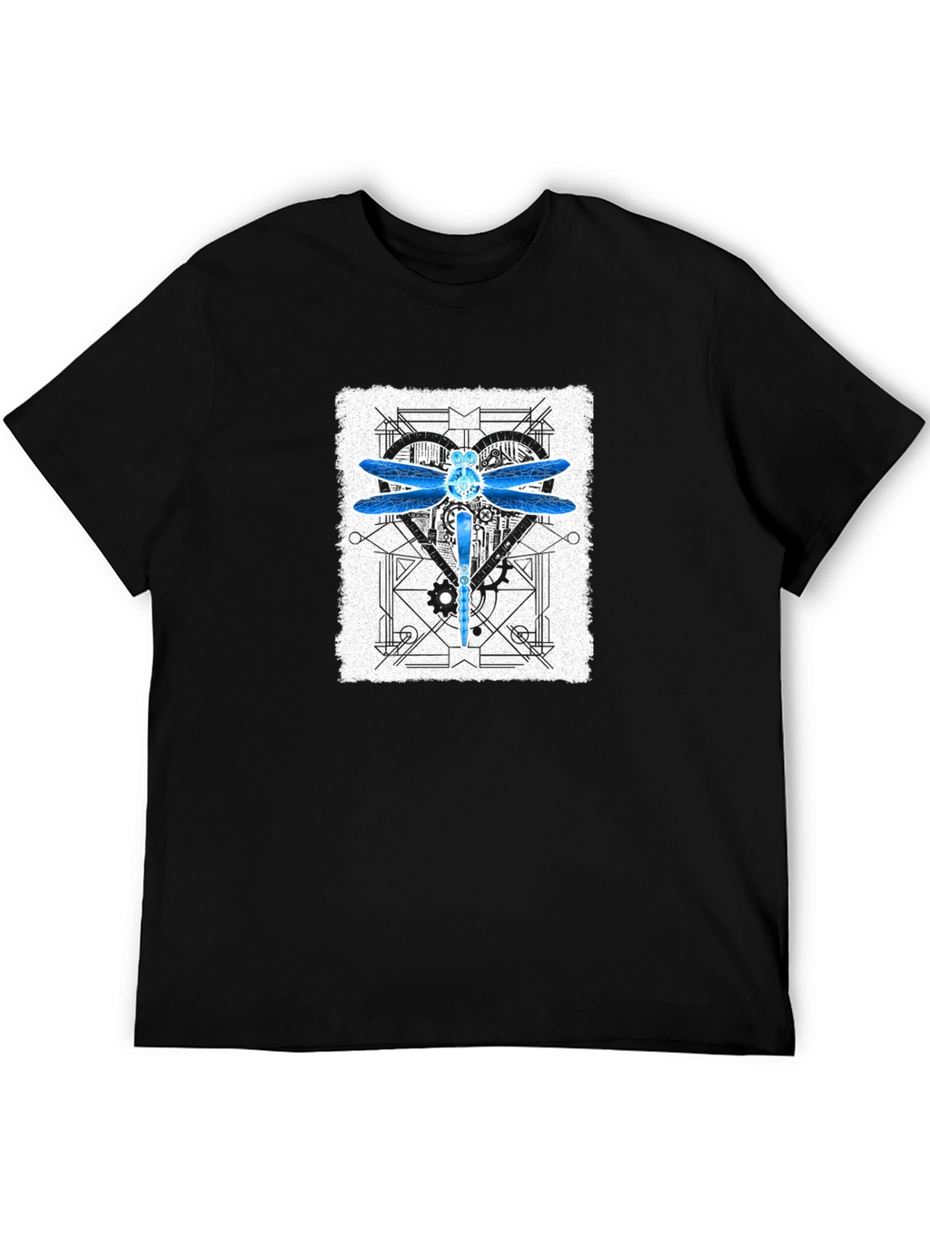 Dragonfly Steampunk Graphic T-Shirt