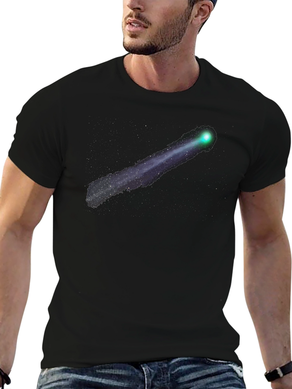 Comet Graphic Black T-Shirt