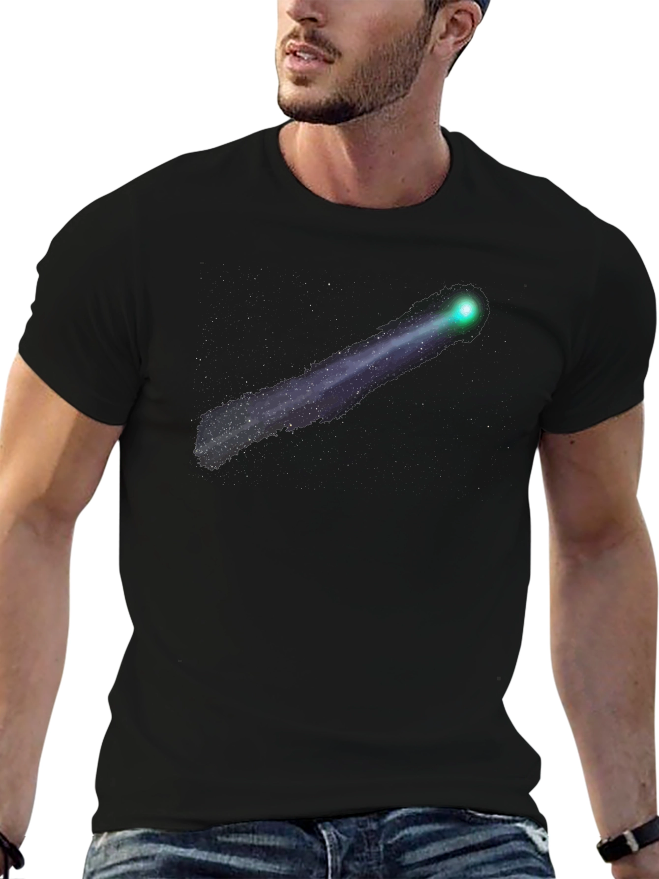 Comet Graphic Black T-Shirt
