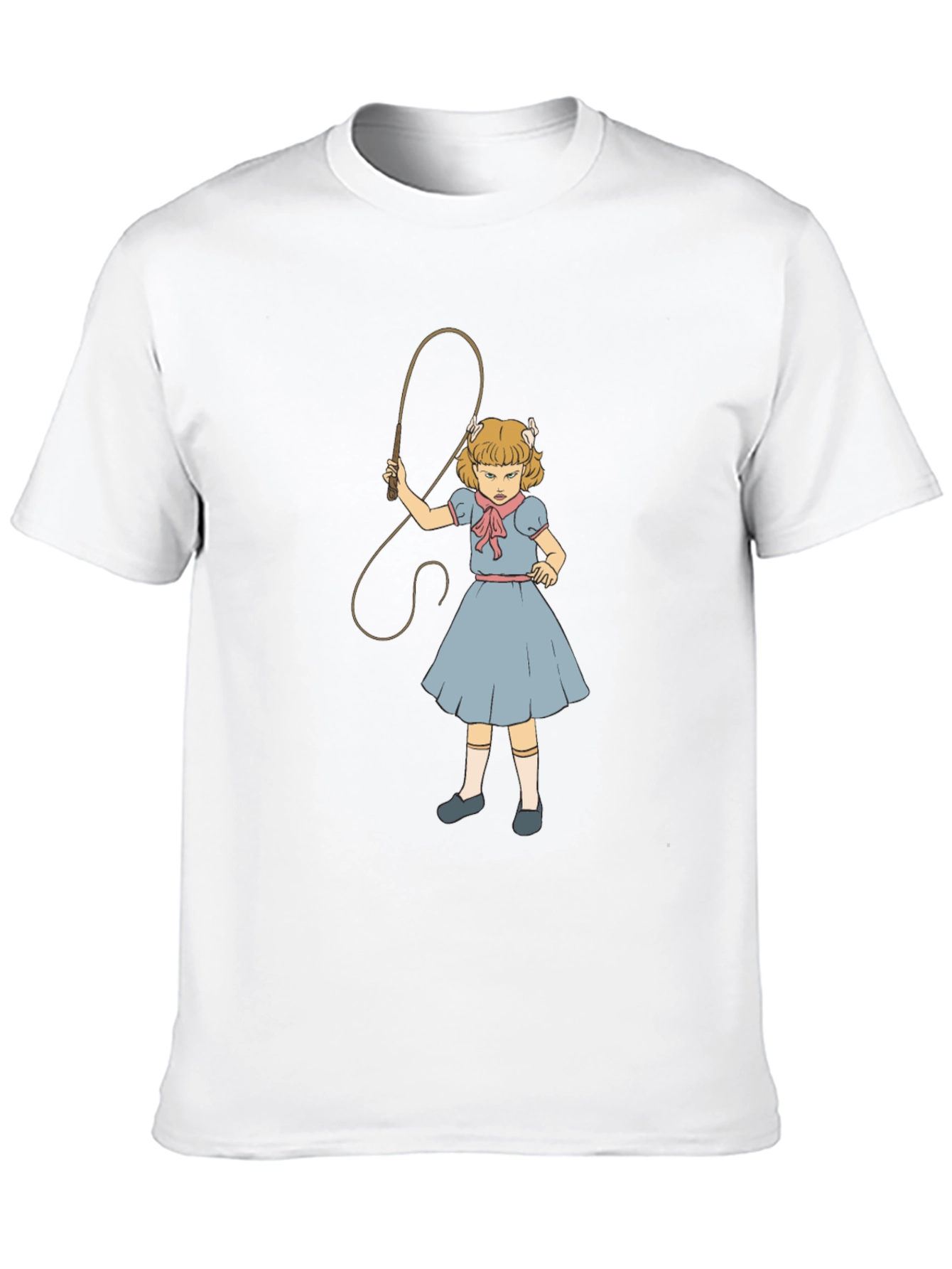 Creepy Girl with Whip T-Shirt