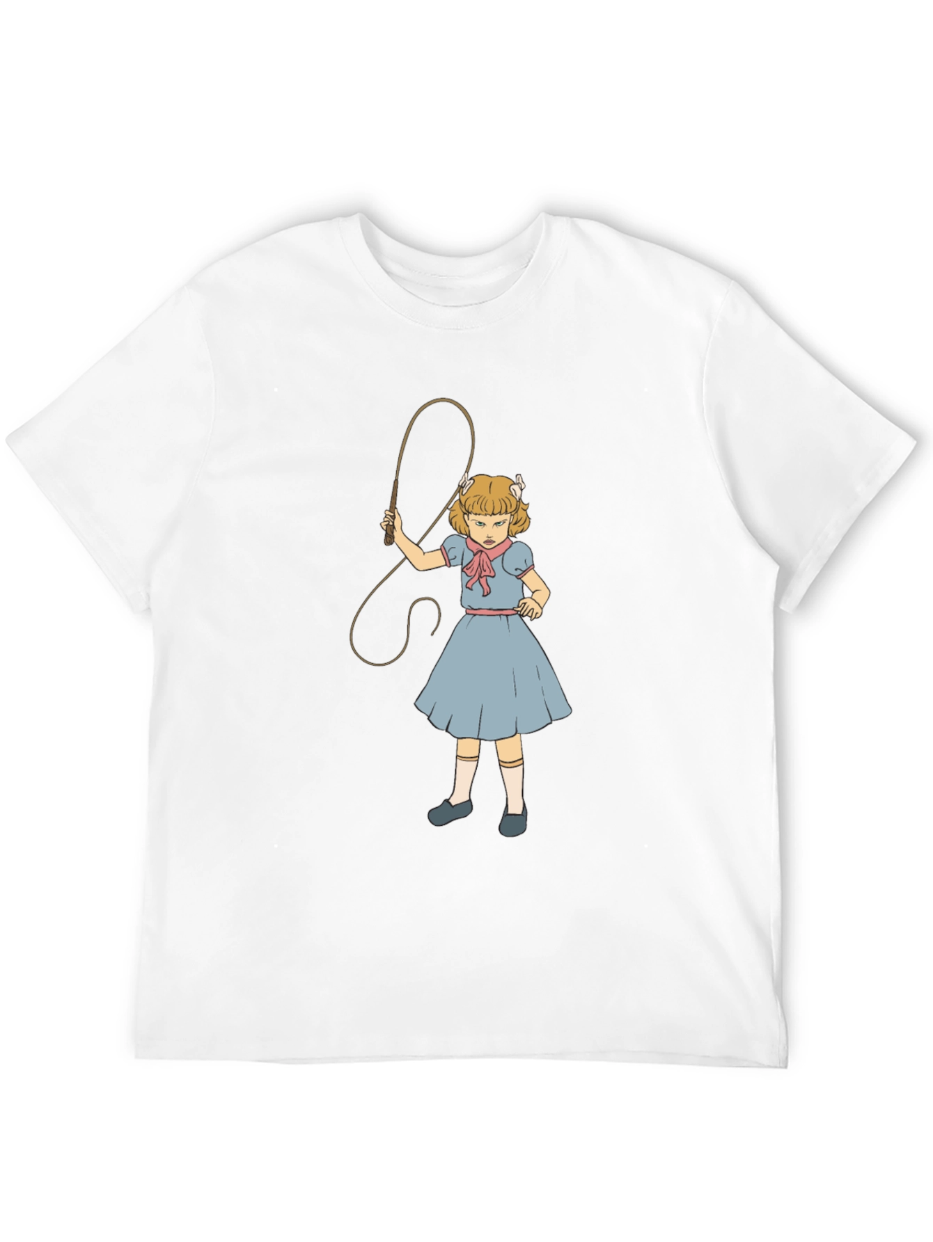 Creepy Girl with Whip T-Shirt