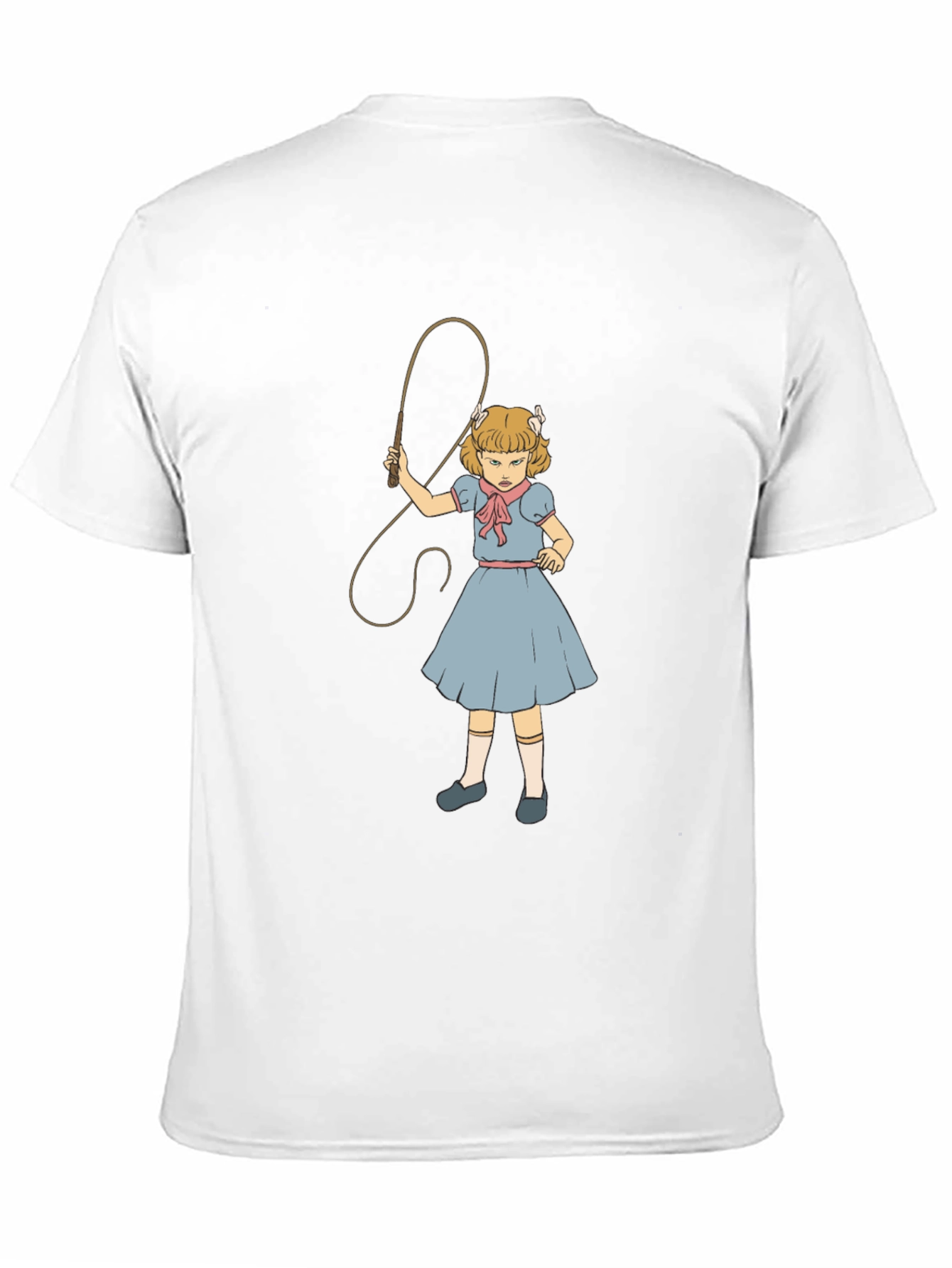 Creepy Girl with Whip T-Shirt