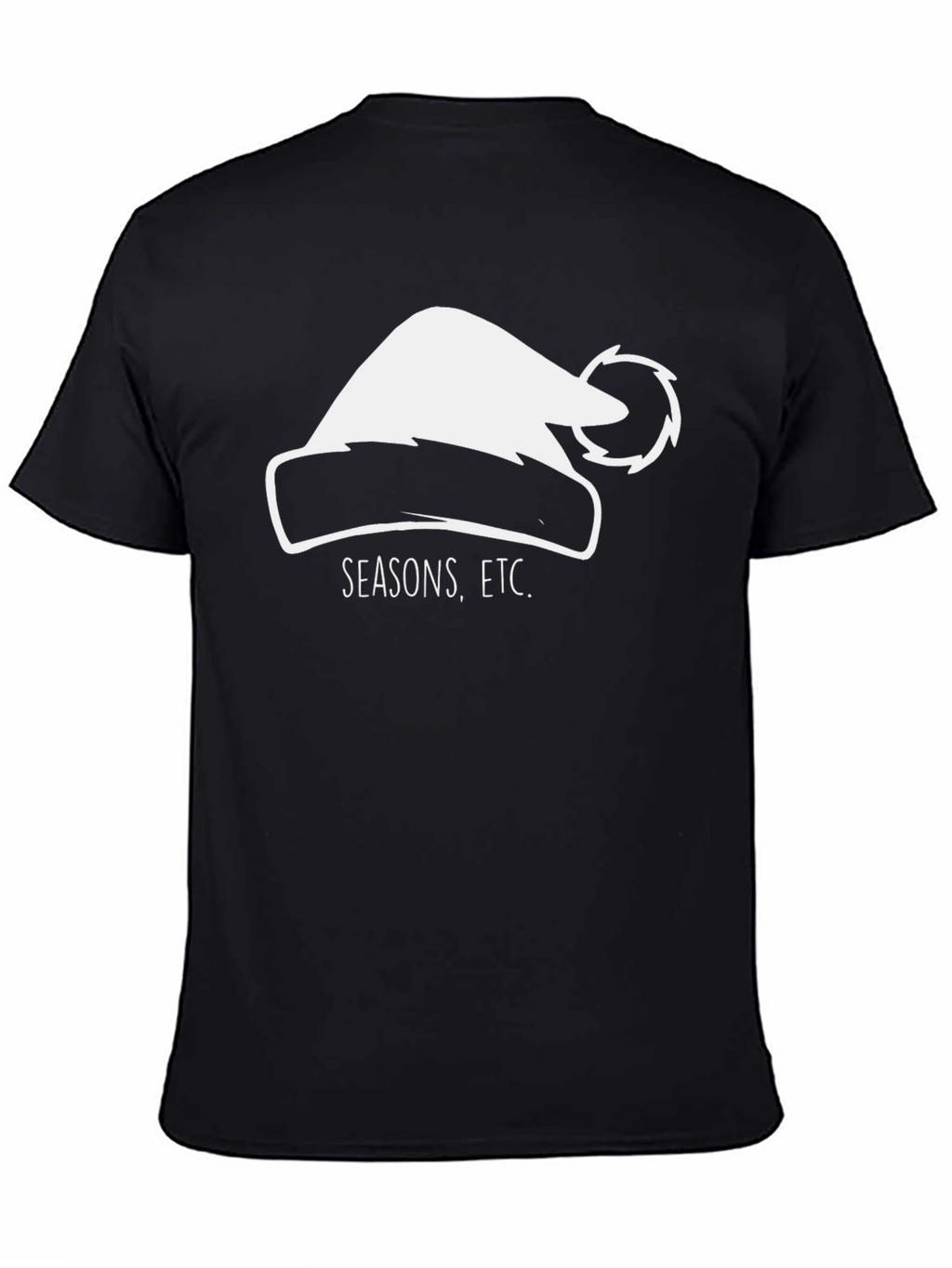 Festive Seasons Graphic Tee - Black