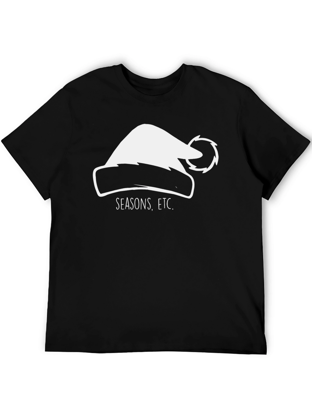 Festive Seasons Graphic Tee - Black