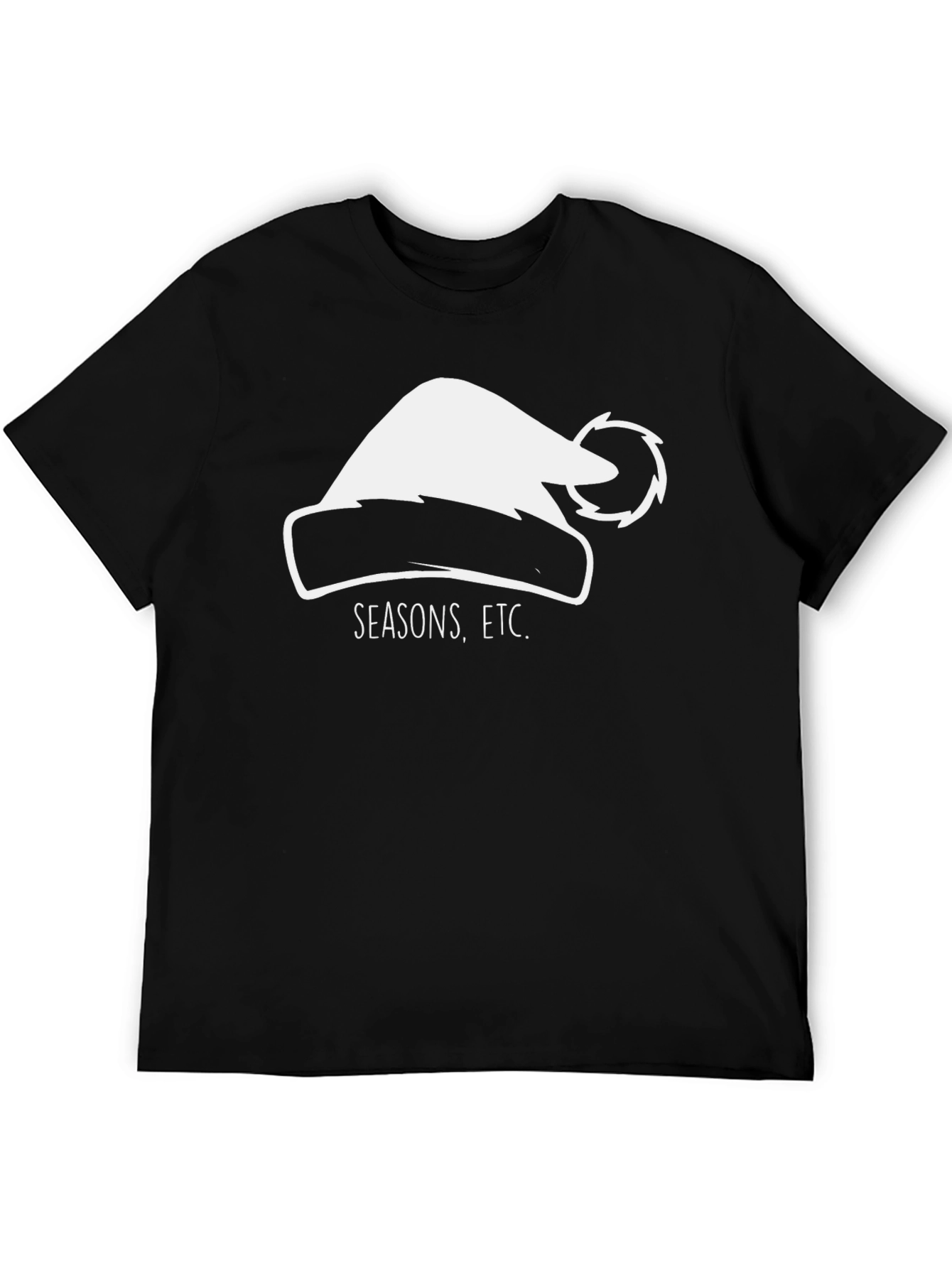 Festive Seasons Graphic Tee - Black
