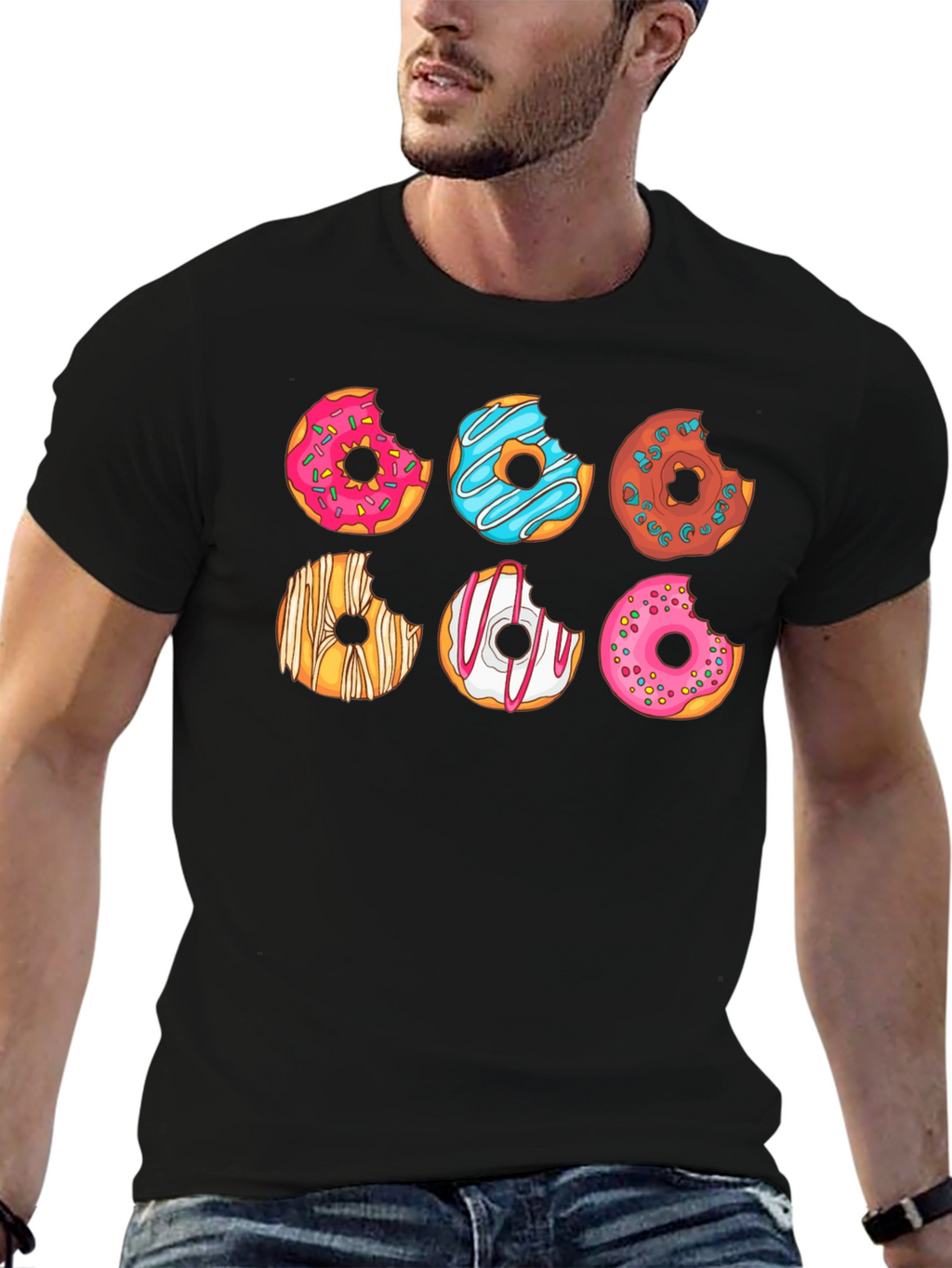 Donut Delight Graphic T-Shirt