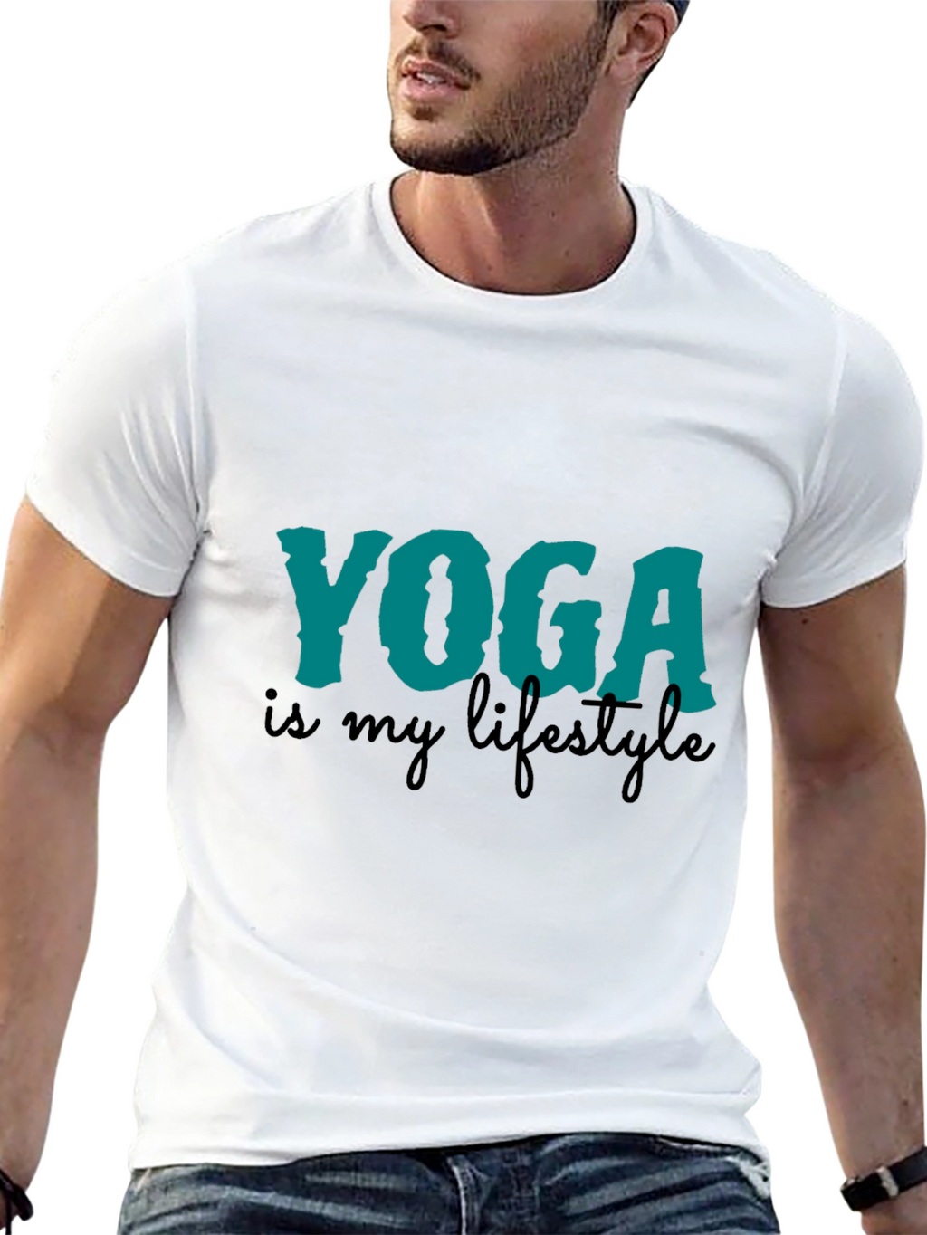 Yoga is My Lifestyle Graphic T-Shirt