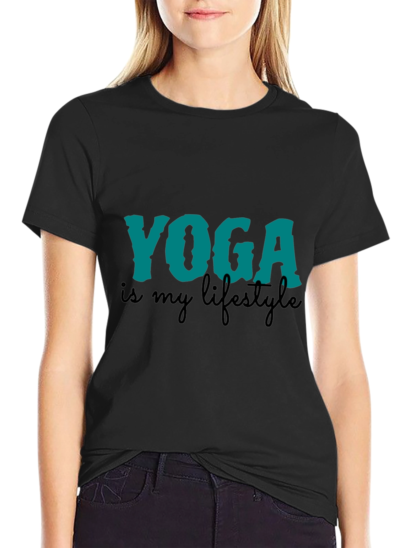 Yoga is My Lifestyle Graphic T-Shirt