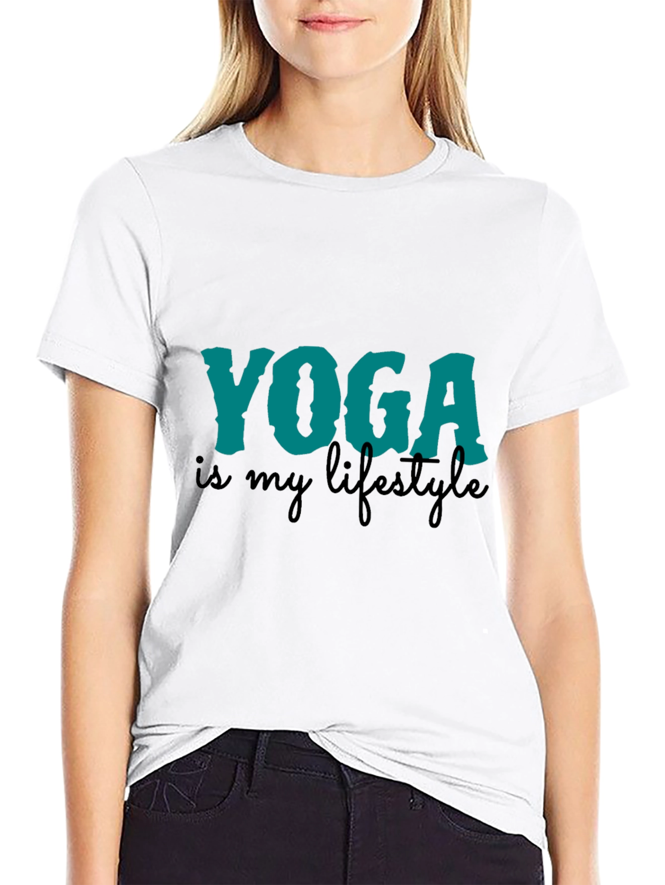Yoga is My Lifestyle Graphic T-Shirt